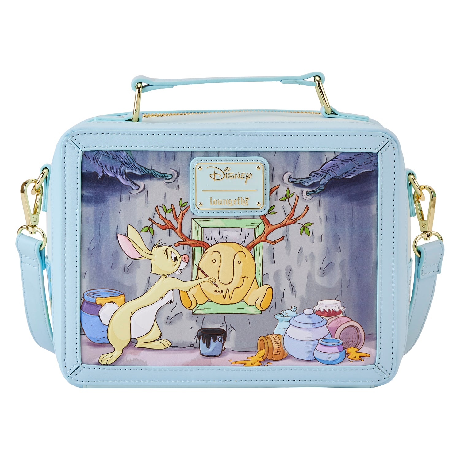 Loungefly Disney Winnie The Pooh Vintage Lunchbox Crossbody Bag