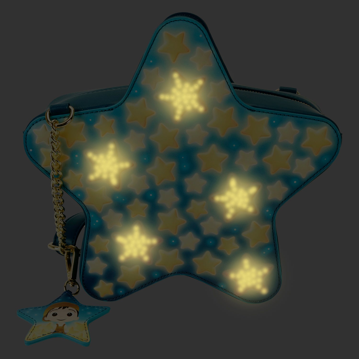Loungefly Pixar La Luna Glow Star Crossbody Bag with Charm