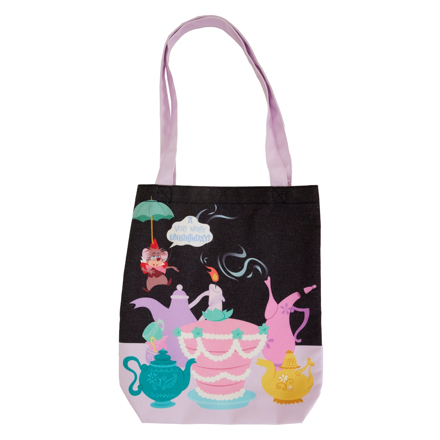 Loungefly Disney Alice in Wonderland Unbirthday Canvas Tote Bag