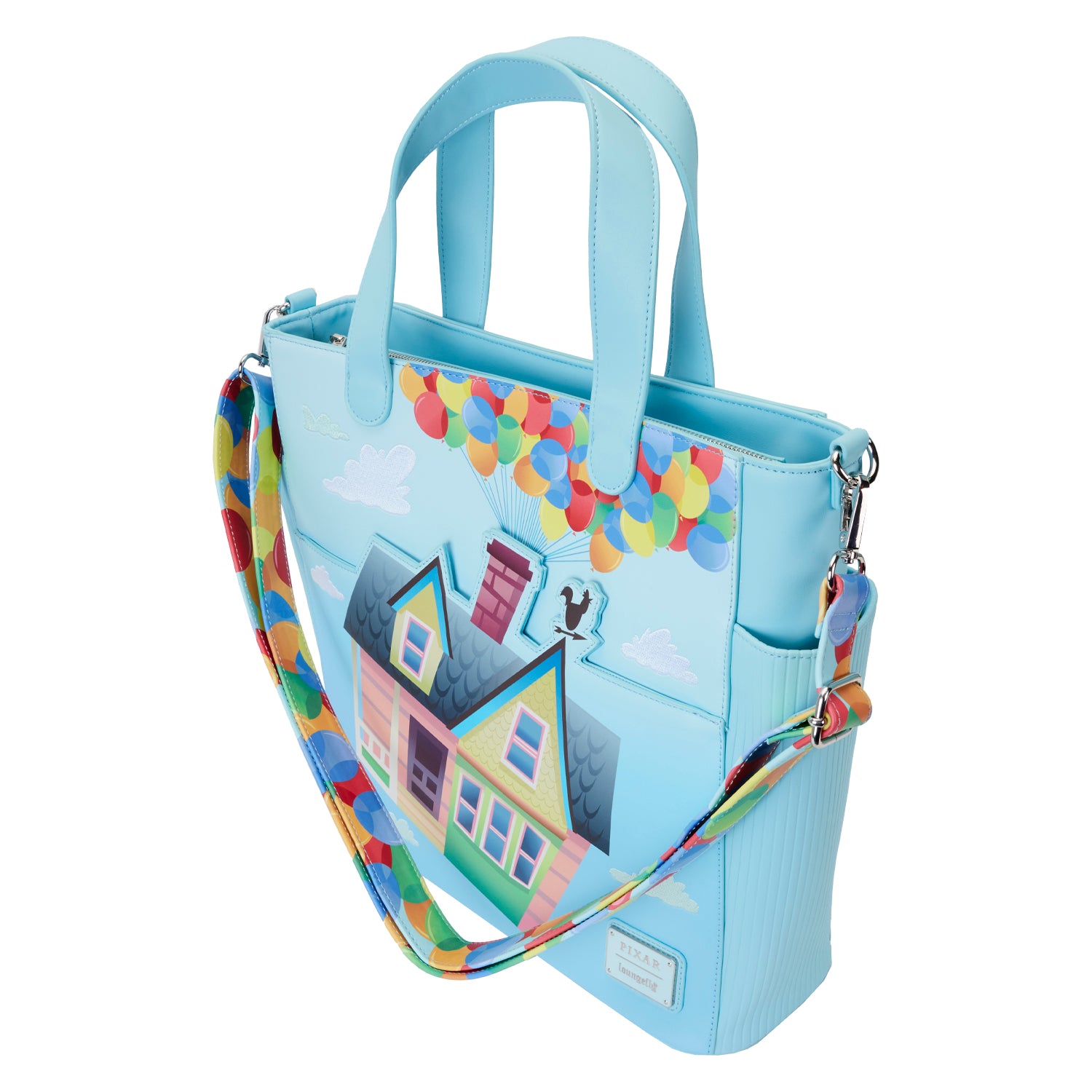 Loungefly Pixar Up 15th Anniversary Balloon House Convertible Tote Bag