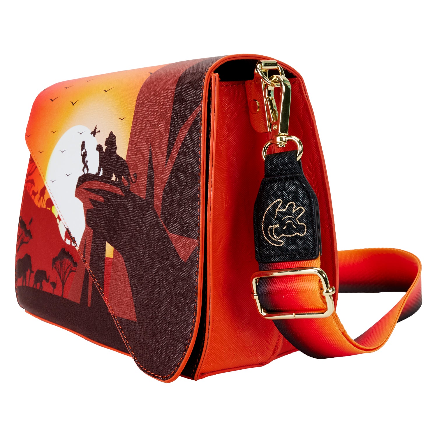 Loungefly Disney The Lion King 30th Anniversary Pride Rock Silhouette Crossbody Bag