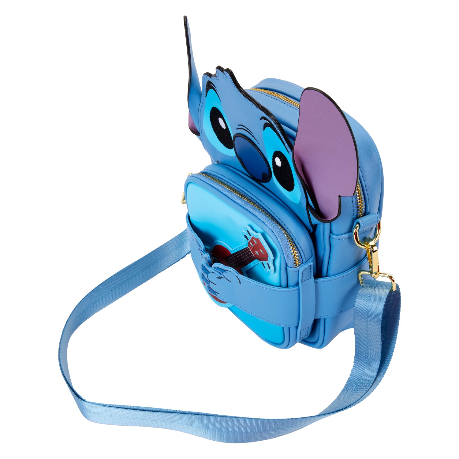 Loungefly Disney Lilo and Stitch Stitch Camping Crossbuddies Bag