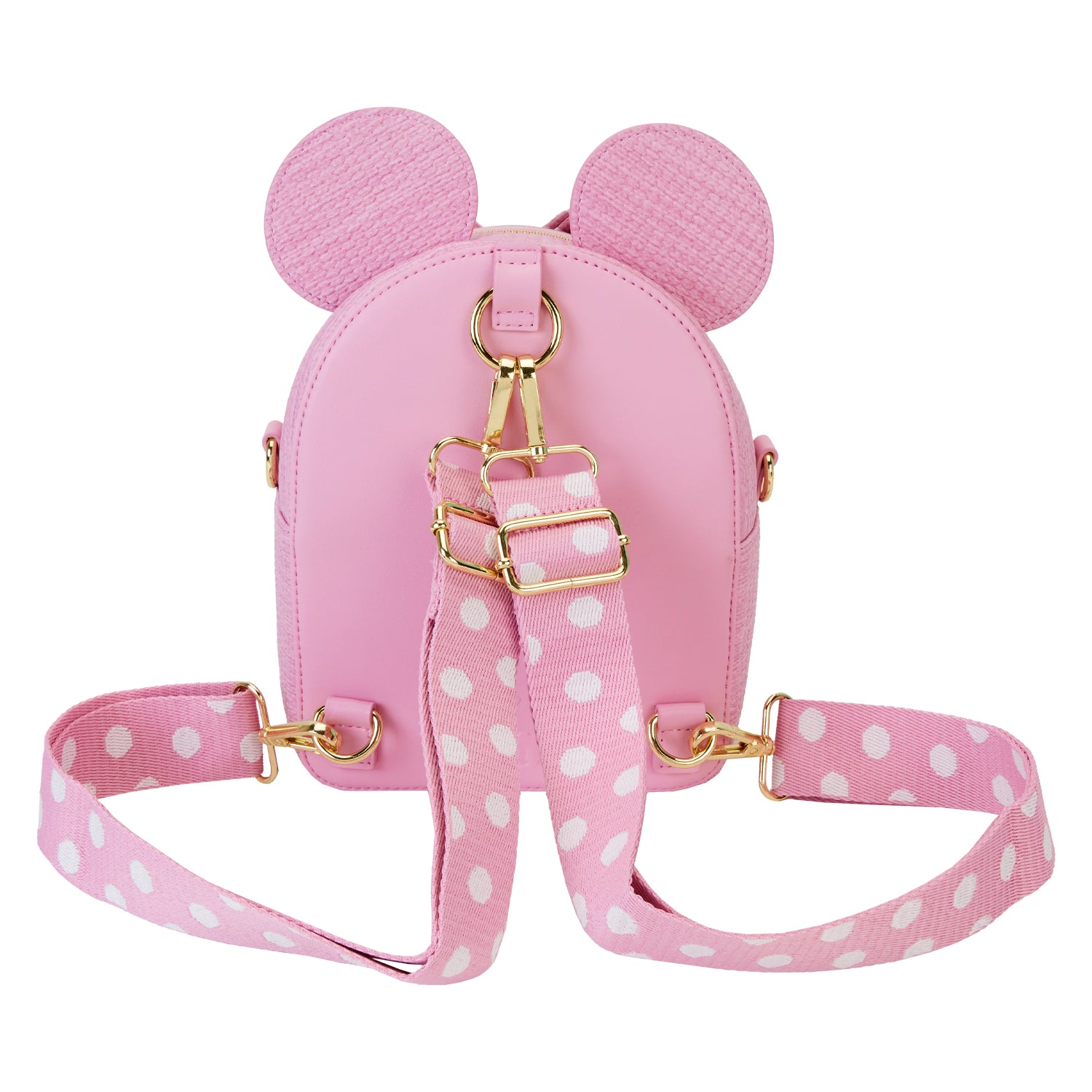 Loungefly Disney Minnie Mouse Straw Convertible Mini Backpack