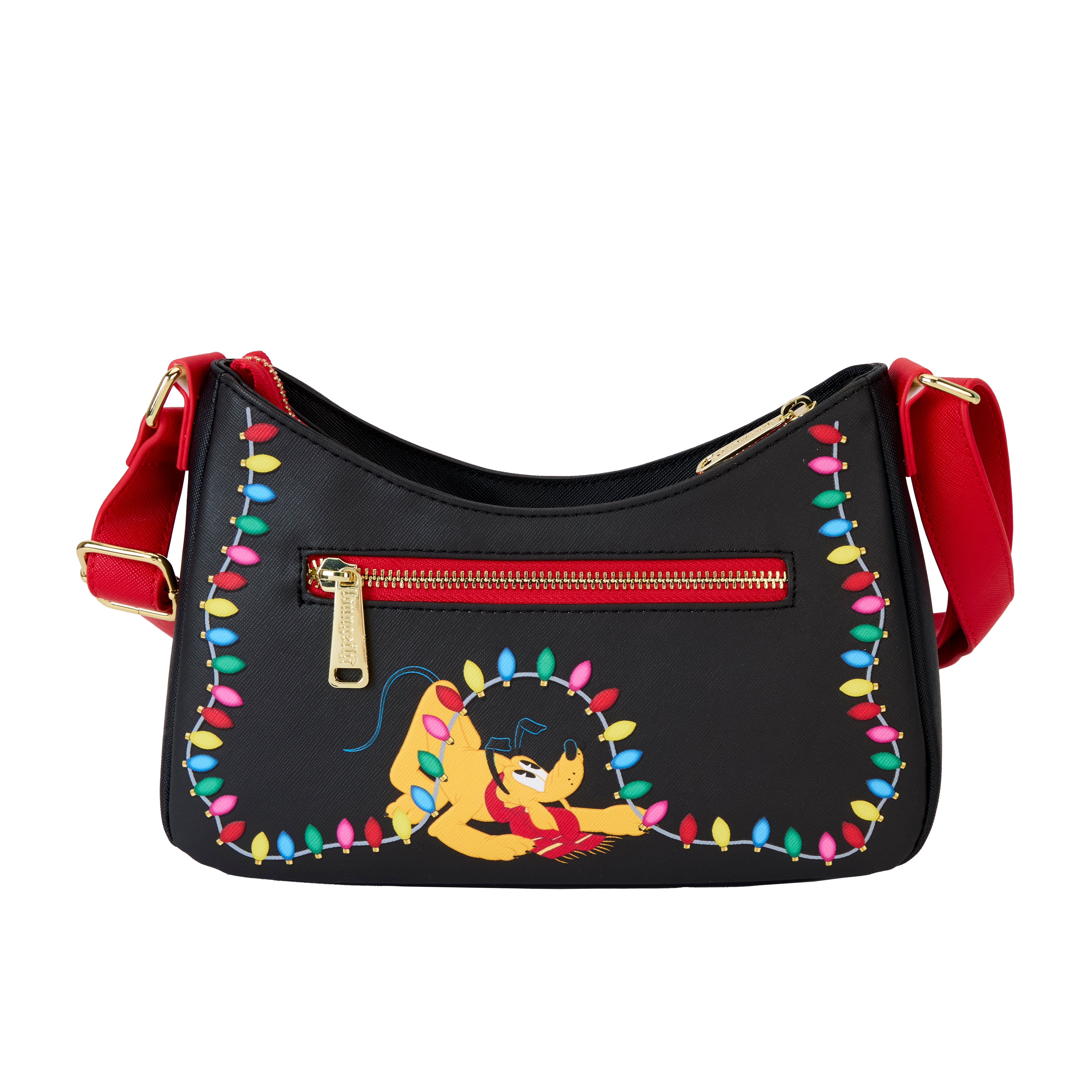 Loungefly Disney Mickey and Pluto Light Up Decorations Crossbody Bag | Blue Culture Tees