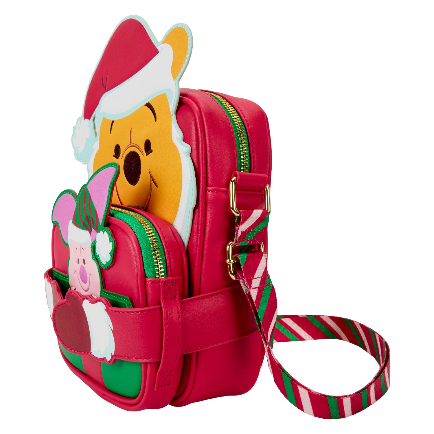 Loungefly Disney Winnie The Pooh Santa Pooh Crossbuddies Bag | Blue Culture Tees