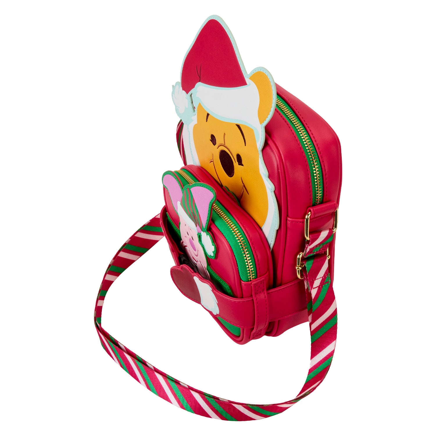 Loungefly Disney Winnie The Pooh Santa Pooh Crossbuddies Bag | Blue Culture Tees