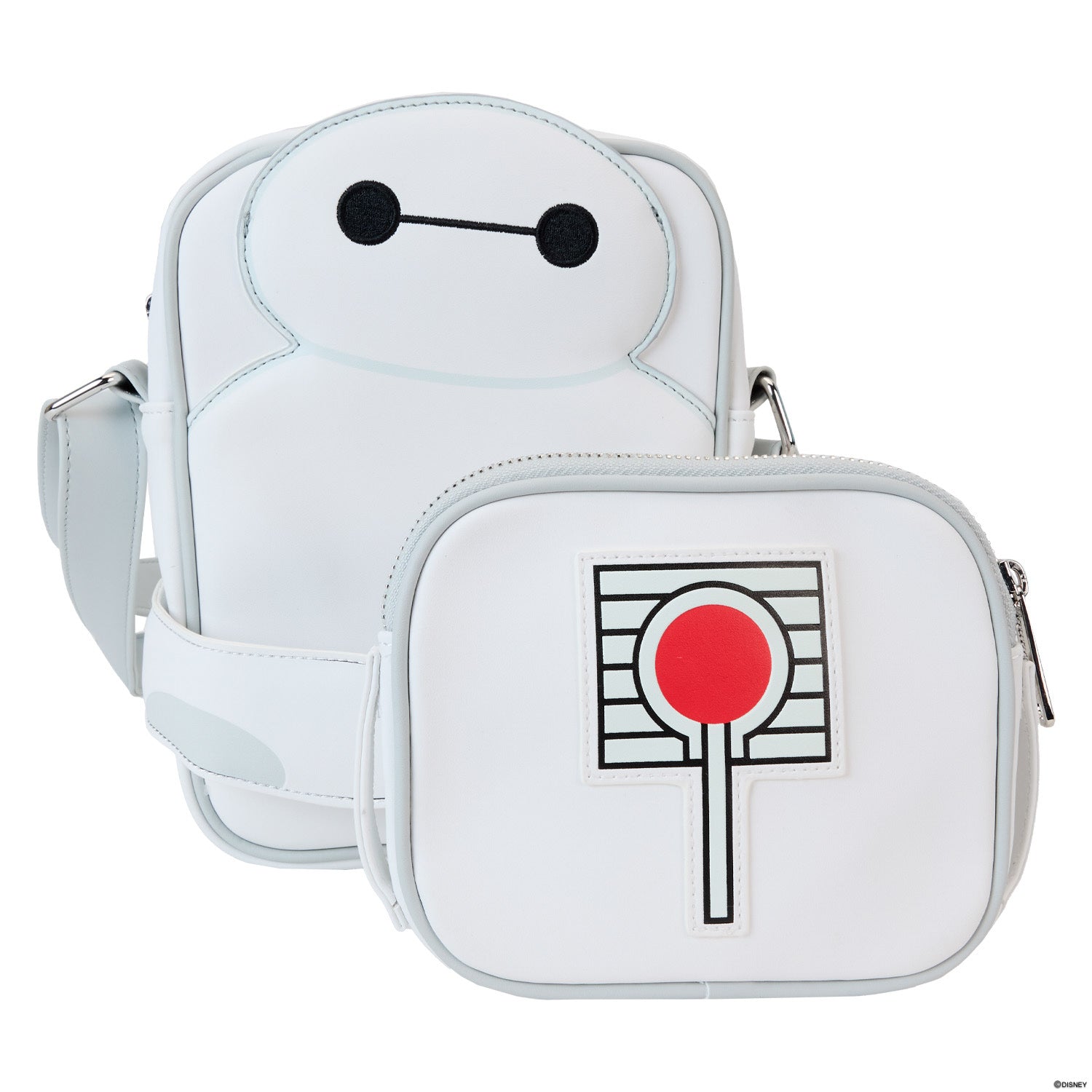 Loungefly Disney Big Hero 6 10th Anniversary Baymax Crossbuddies Bag | Blue Culture Tees