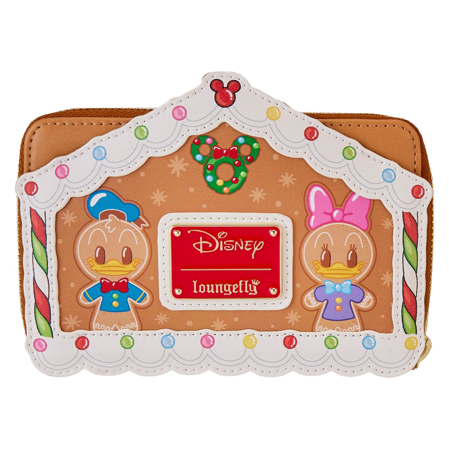 Loungefly Disney Mickey & Friends Gingerbread House Zip Wallet - *PREORDER*