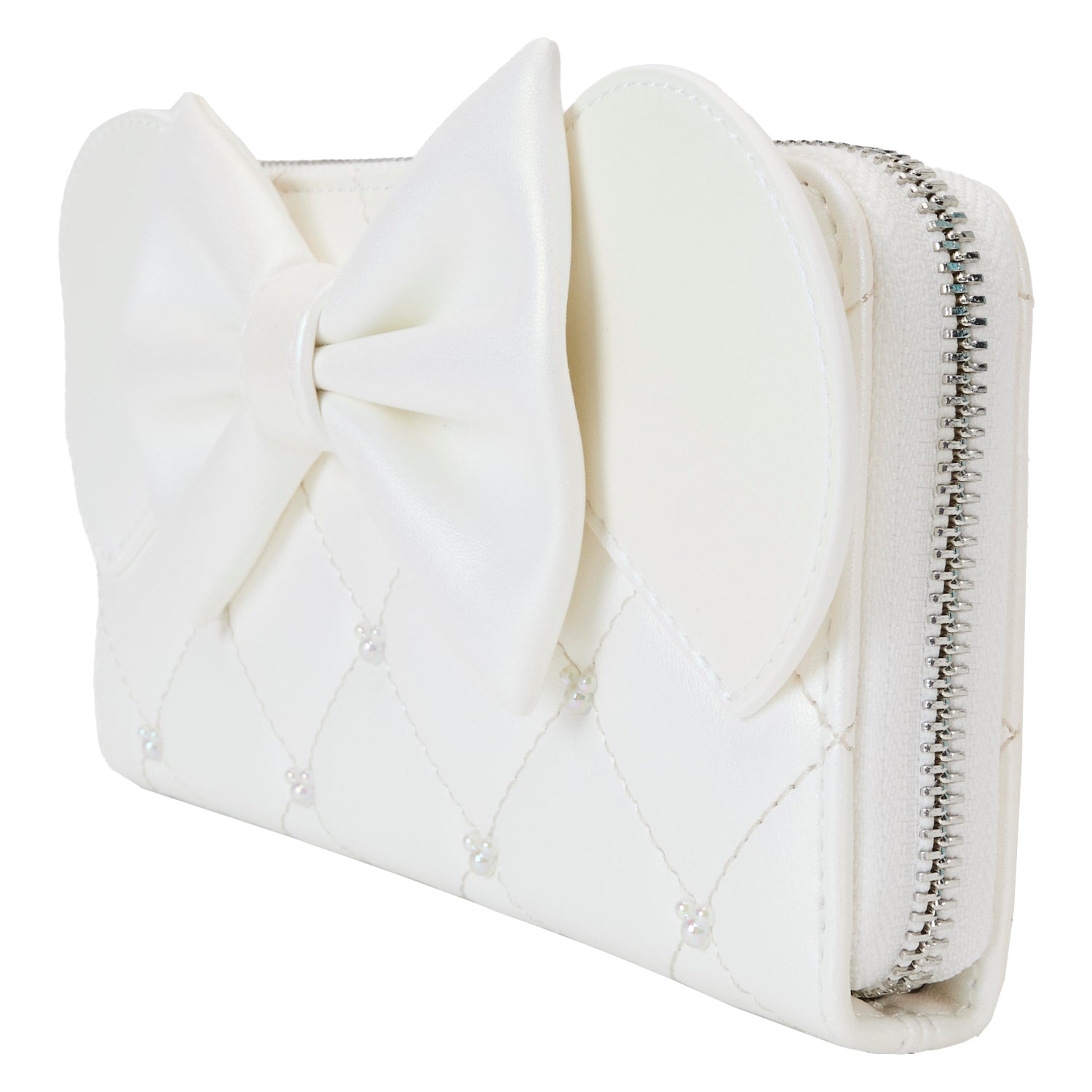 Loungefly Disney Minnie Mouse Iridescent Wedding Wristlet Wallet