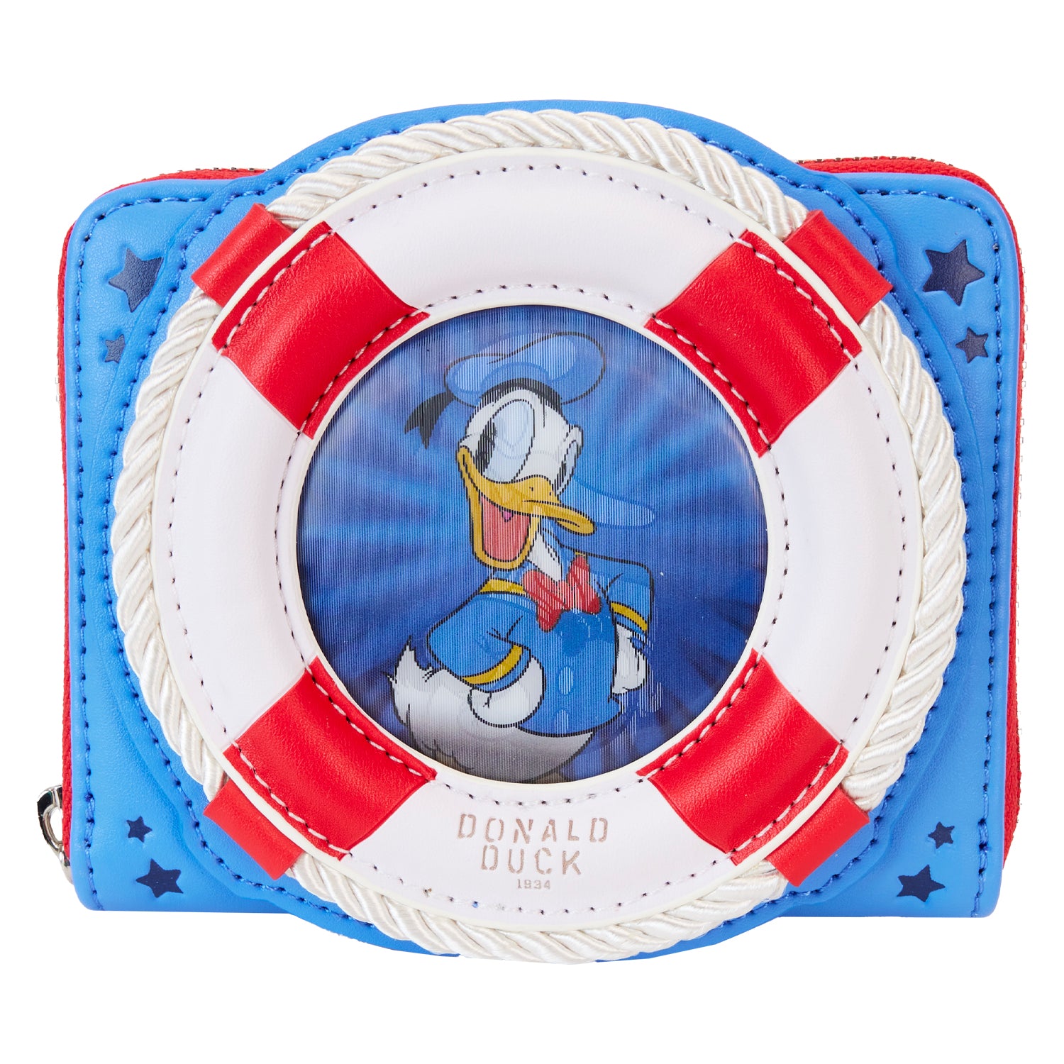 Loungefly Disney Donald Duck 90th Anniversary Zip Around Wallet