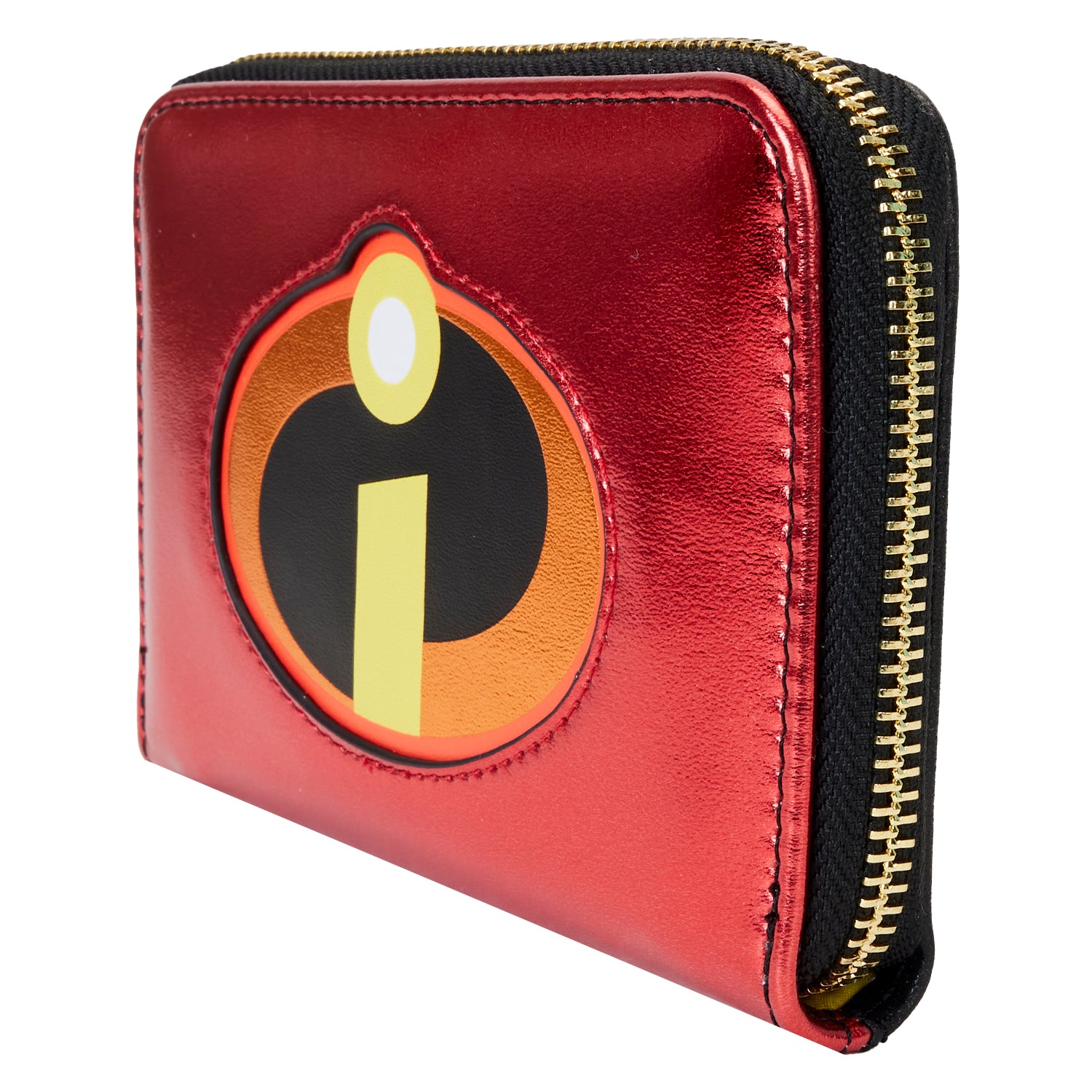 Loungefly Pixar The Incredibles 20th Anniversary Metallic Cosplay Zip Around Wallet | Blue Culture Tees