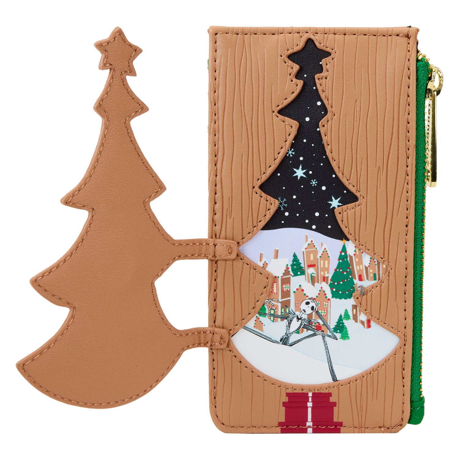 Loungefly Disney NBC Christmas Town Tree Large Card Holder | Blue Culture Tees