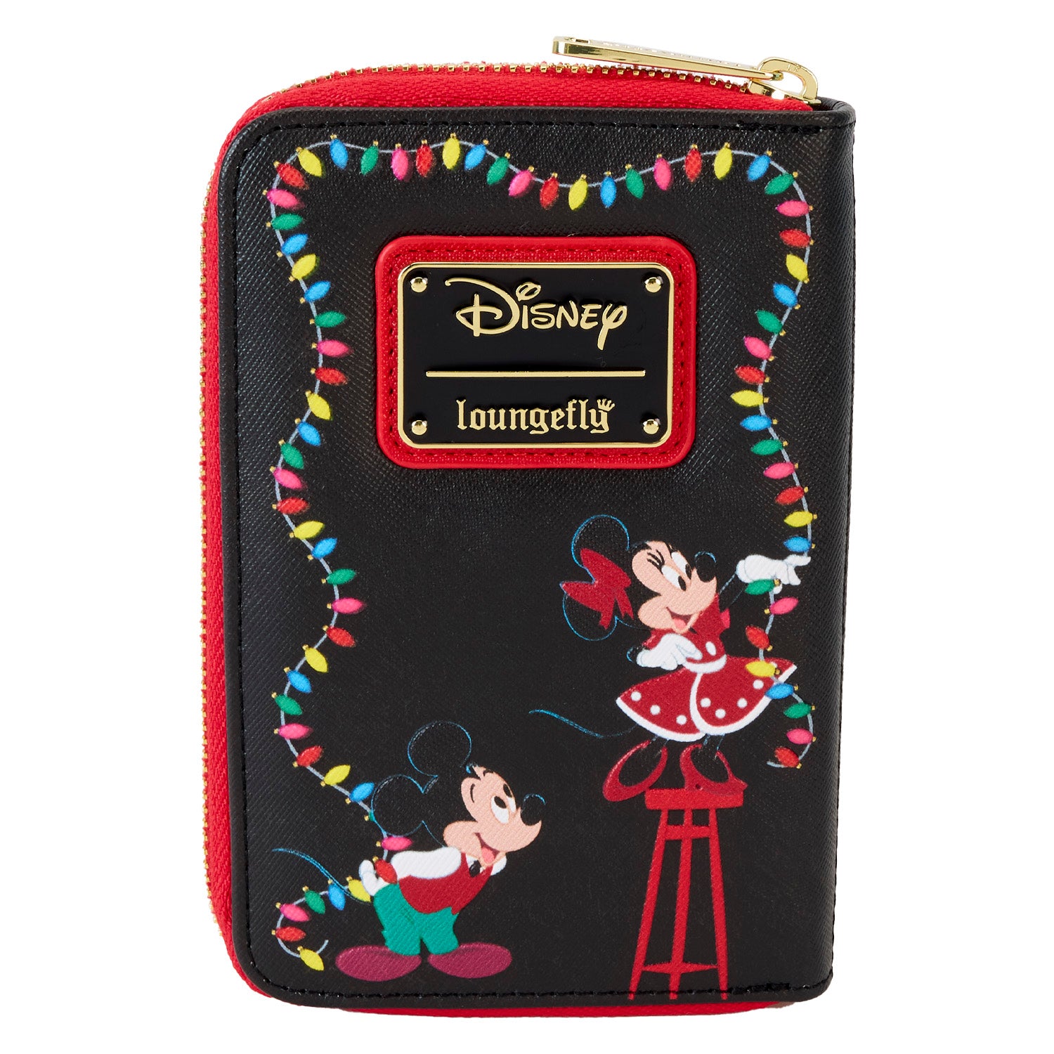 Loungefly Disney Donald Wrapped in Lights Zip Around Wallet | Blue Culture Tees