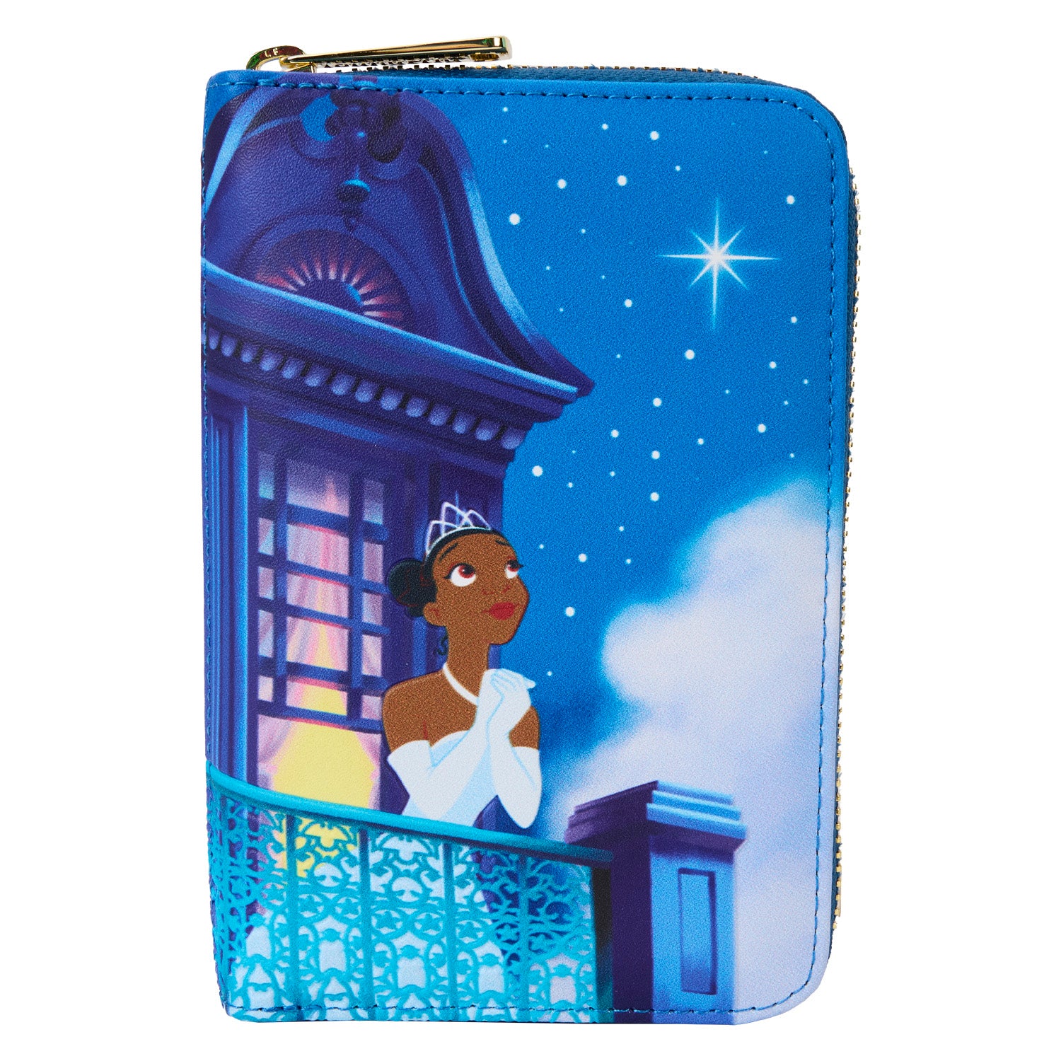 Loungefly Disney Princess and the Frog 15th Anniversary Zip Around Wallet | Blue Culture Tees