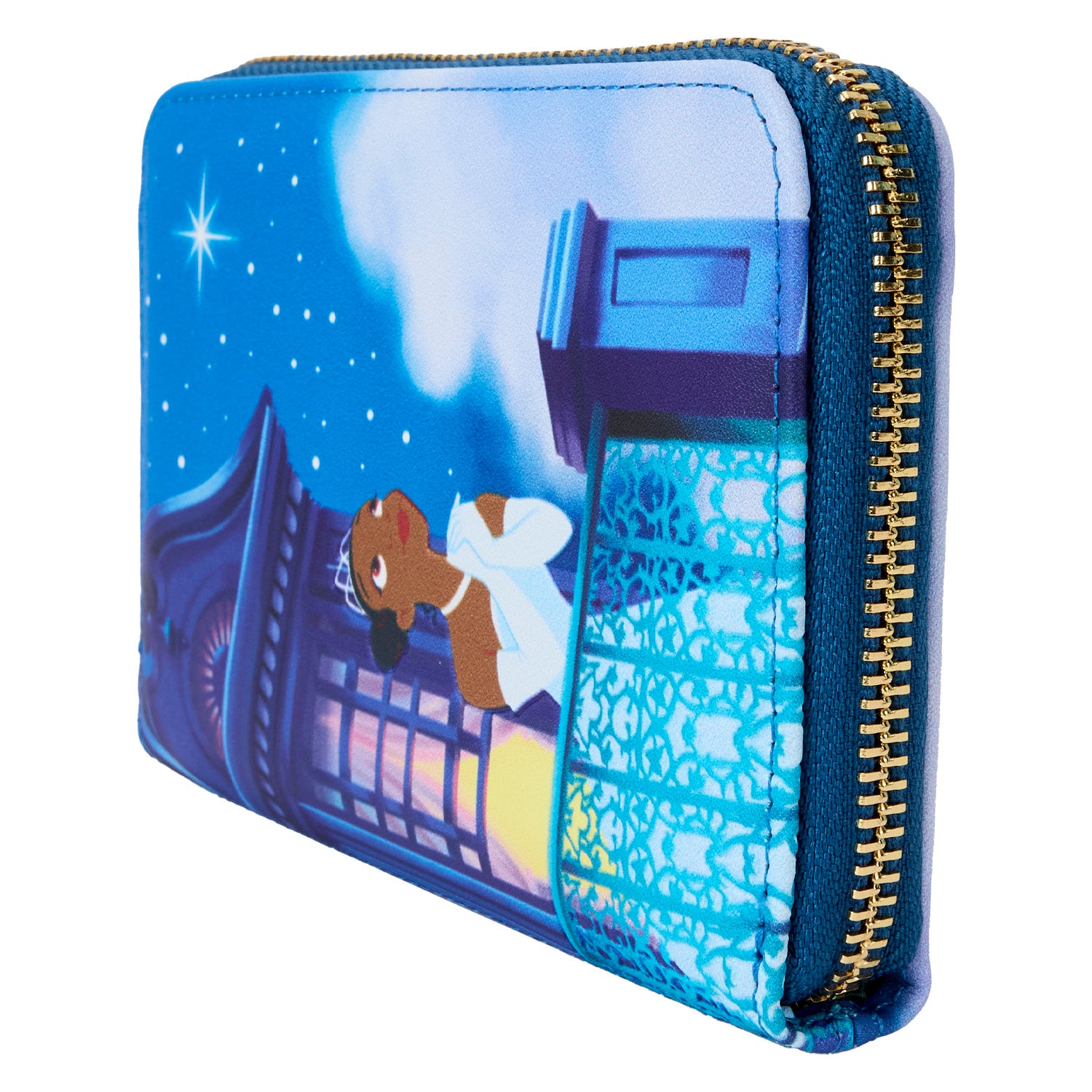 Loungefly Disney Princess and the Frog 15th Anniversary Zip Around Wallet | Blue Culture Tees