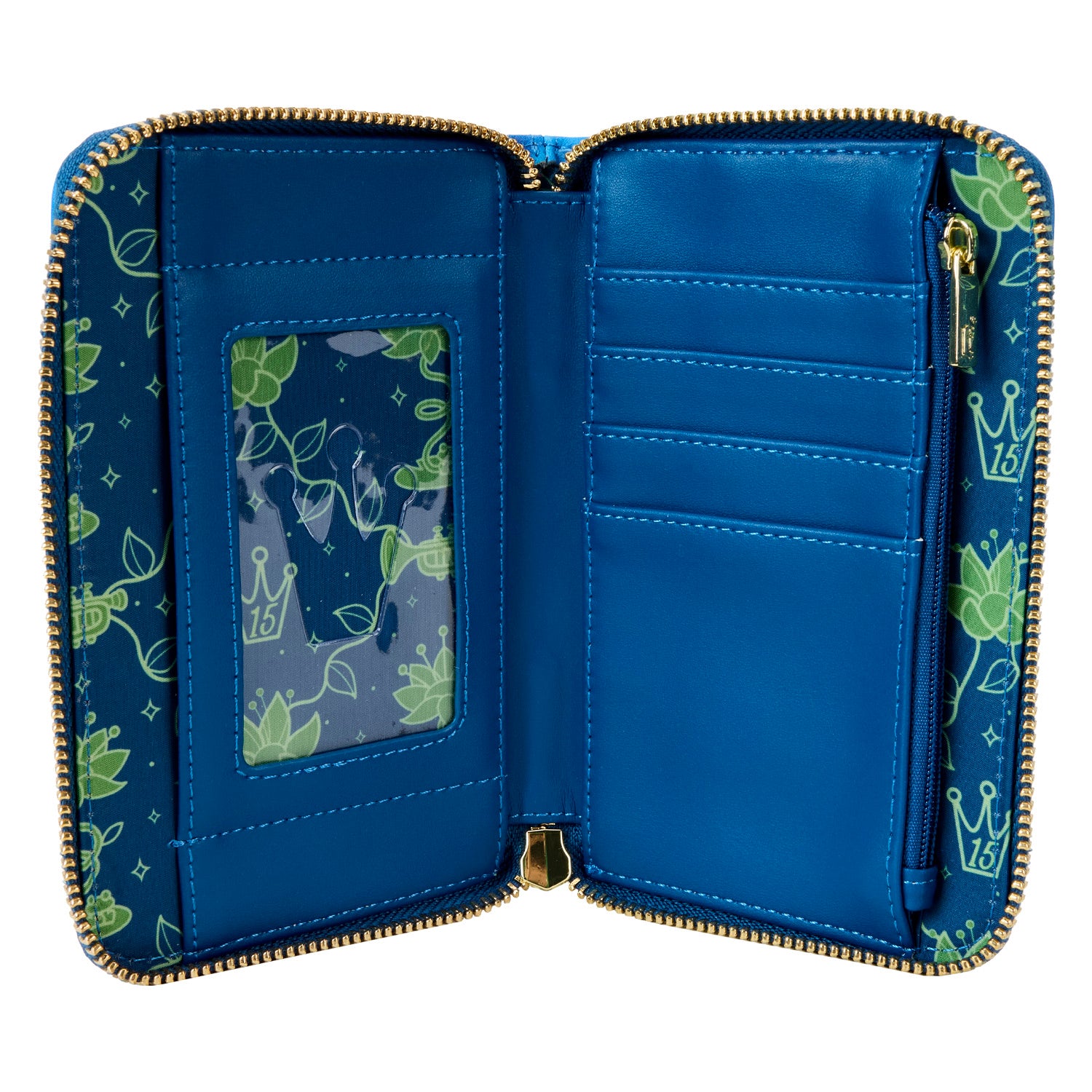 Loungefly Disney Princess and the Frog 15th Anniversary Zip Around Wallet | Blue Culture Tees