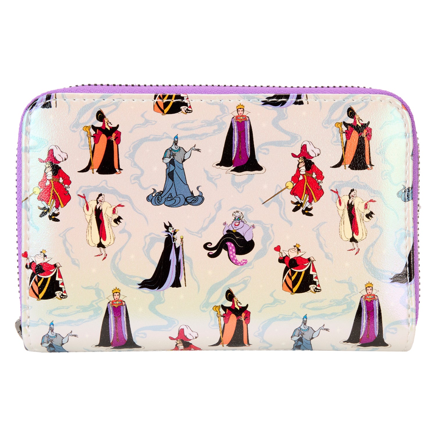 Loungefly Disney Villains Iridescent Zip Around Wallet | Blue Culture Tees