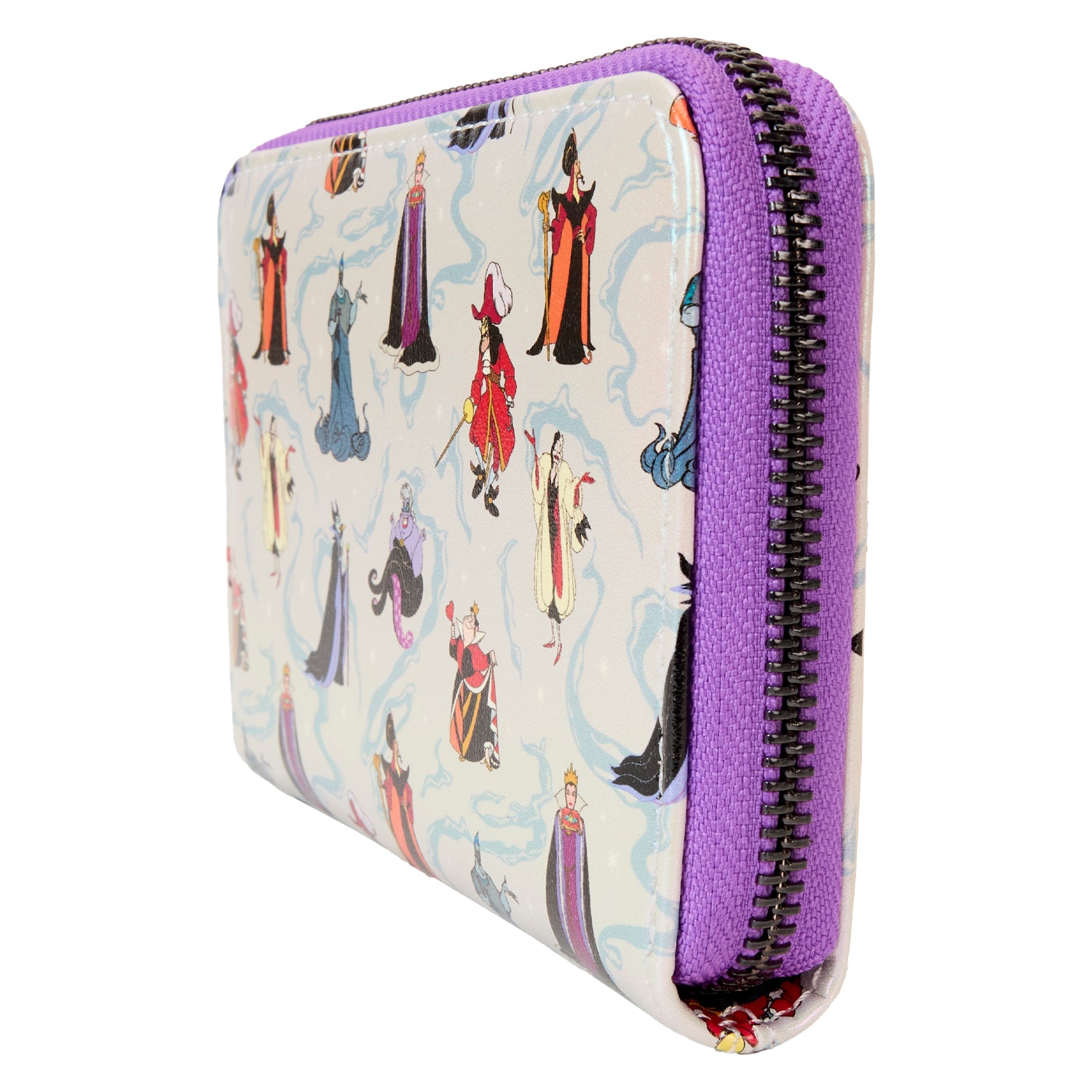 Loungefly Disney Villains Iridescent Zip Around Wallet | Blue Culture Tees