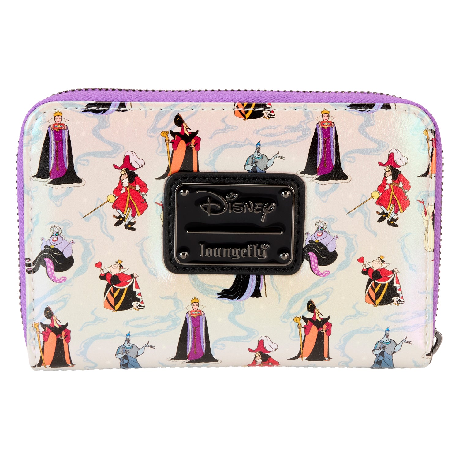 Loungefly Disney Villains Iridescent Zip Around Wallet | Blue Culture Tees