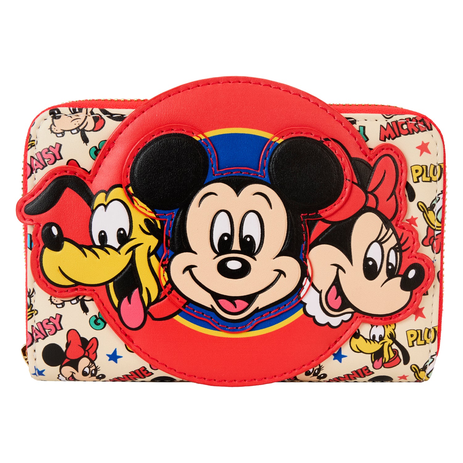 Loungefly Disney Classic Mickey and Friends Zip Around Wallet | Blue Culture Tees