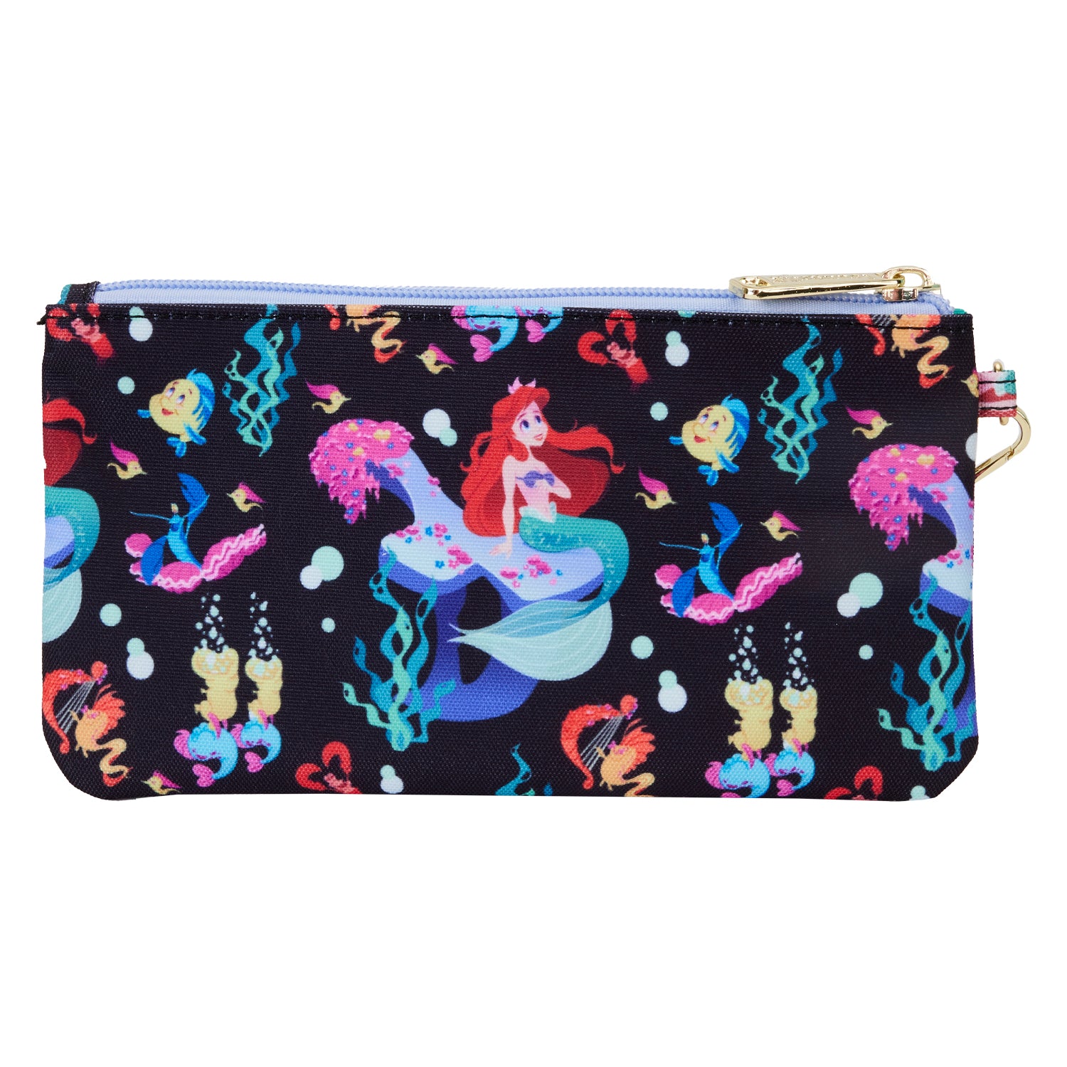 Loungefly Disney The Little Mermaid 35th Anniversary Life is the Bubbles Wristlet Wallet