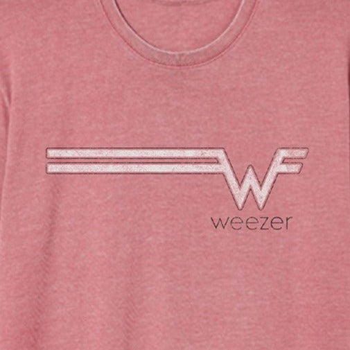 Weezer Striped Logo Vintage Wash T-Shirt