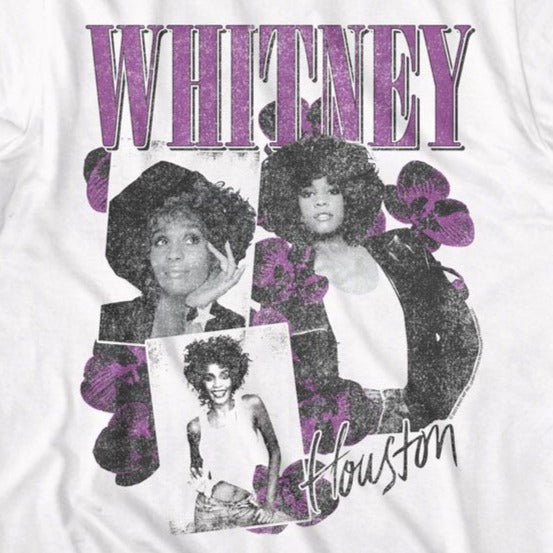 Whitney Houston Orcid Collage T-Shirt