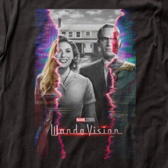Marvel Wanda Vision Time Glitch Poster T-Shirt