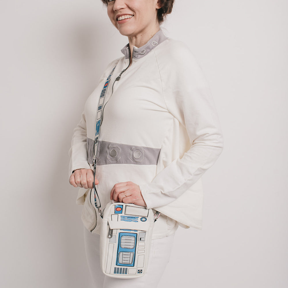 Star Wars R2-D2 Parts Bounding Crossbody Bag | Blue Culture Tees