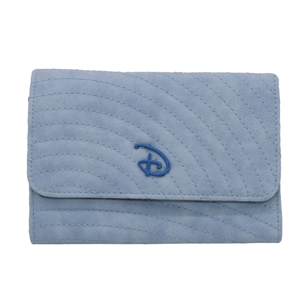 Disney Signature D Logo Fold Over Wallet | Blue Culture Tees