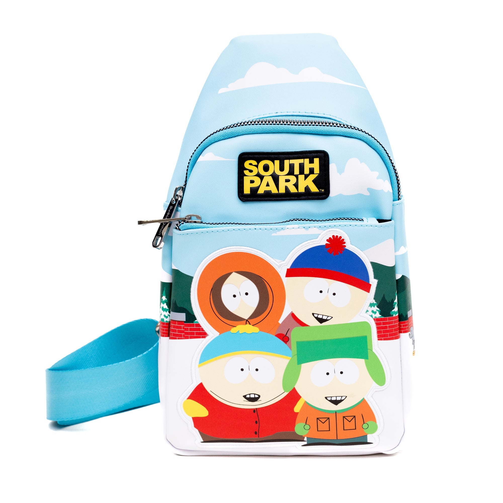 Comedy Central South Park Boys Crossbody Sling Bag | Blue Culture Tees