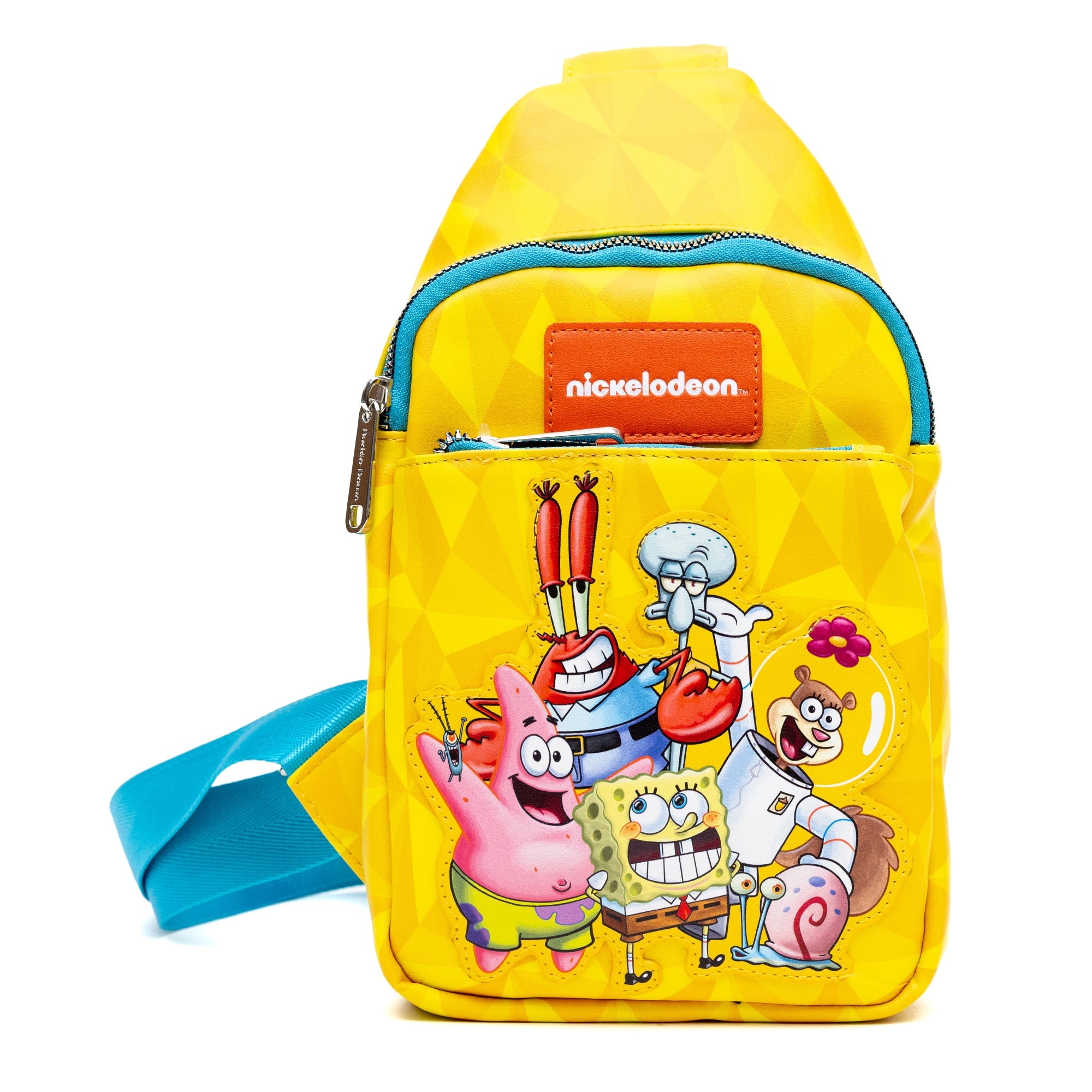 Nickelodeon SpongeBob SquarePants and Friends Pose Crossbody Sling Bag