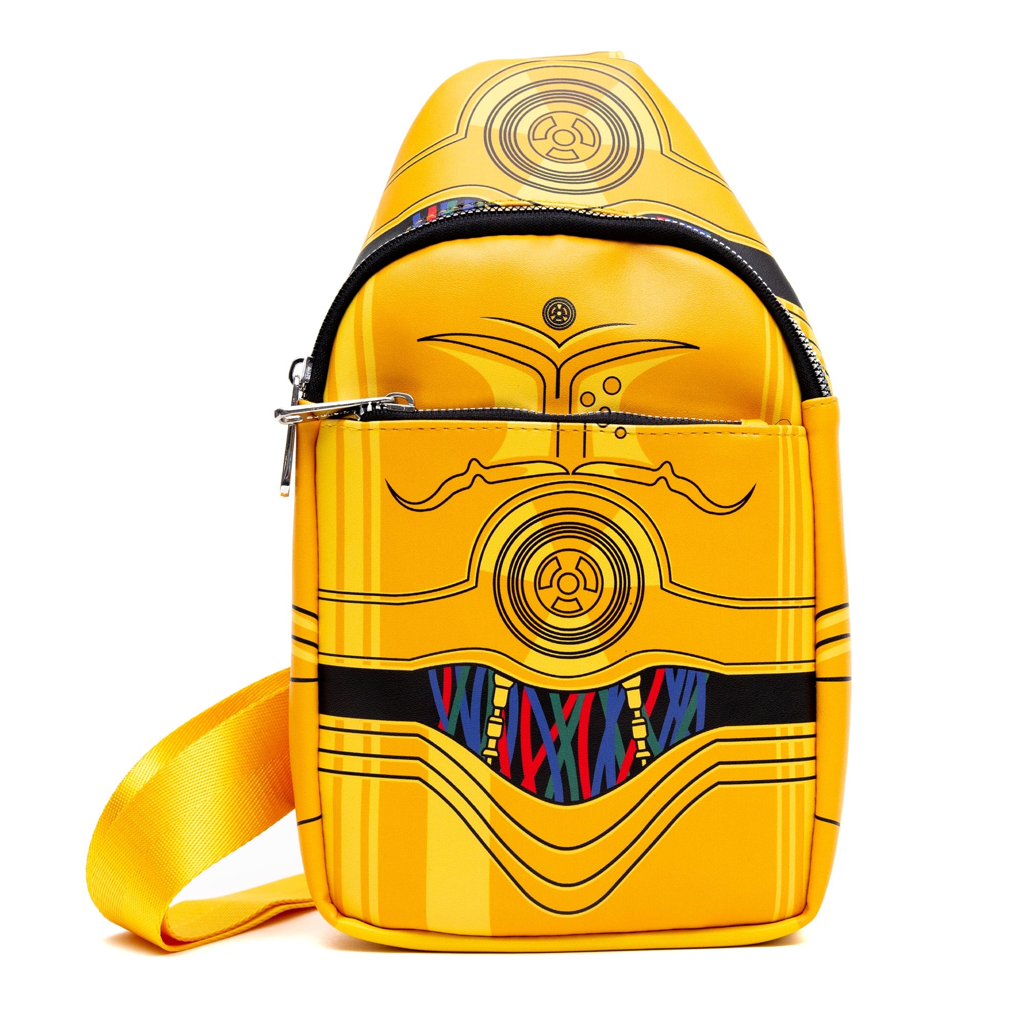 Star Wars C-3PO, Bounding Sling Crossbody Bag | Blue Culture Tees