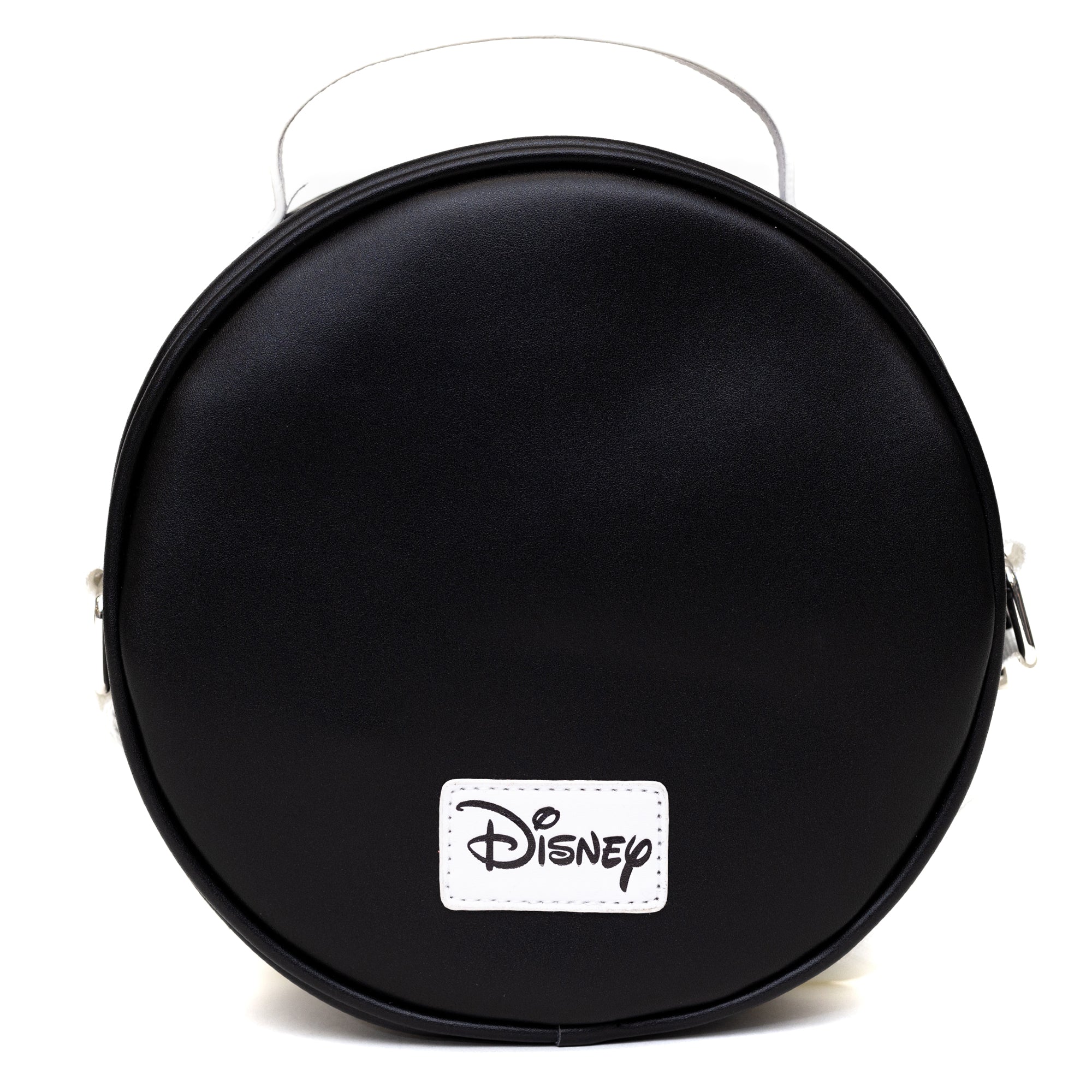 Disney Mickey Mouse Smiling Face Applique Round Crossbody Bag | Blue Culture Tees