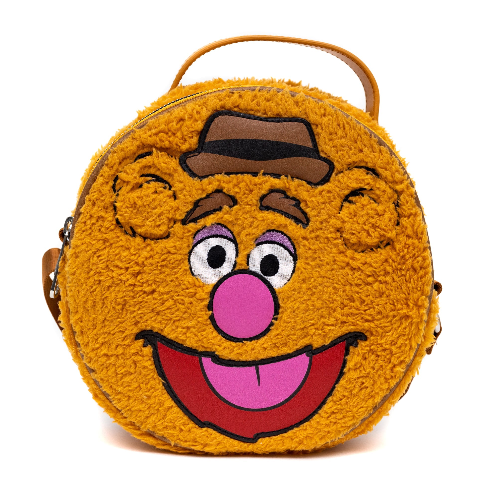 Disney The Muppets Fozzie Bear Face Round Crossbody Bag