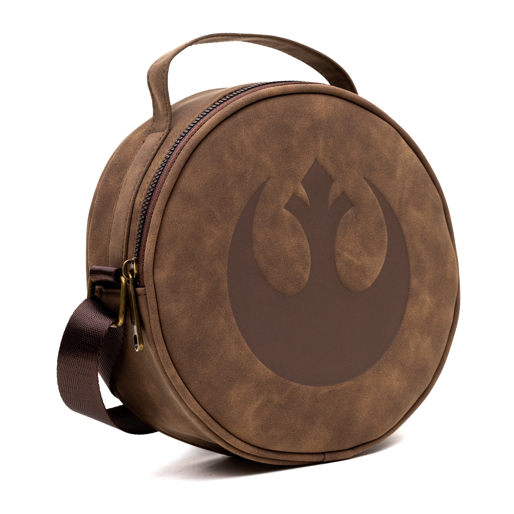 Star Wars Rebel Alliance Insignia Emblem Debossed Round Crossbody Bag