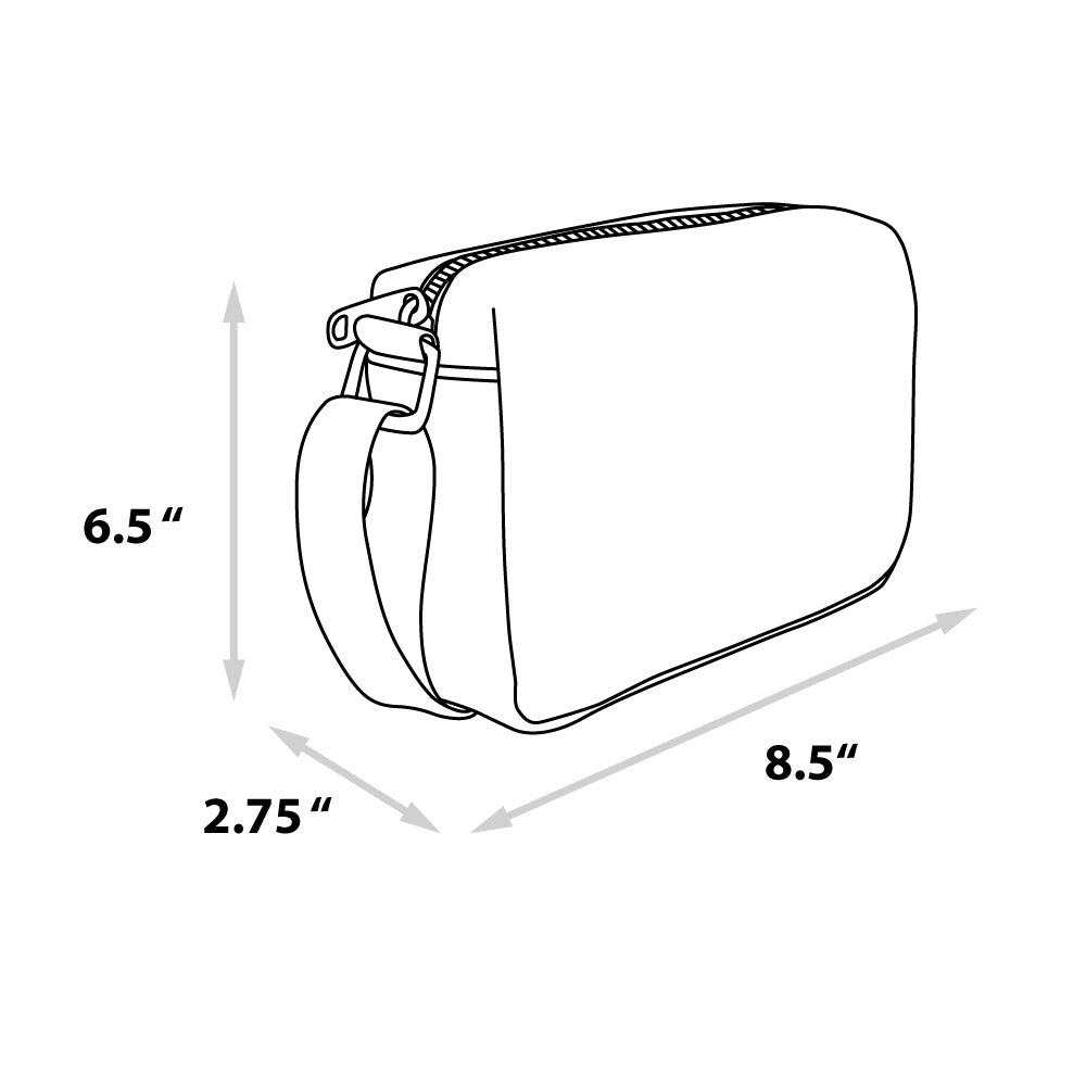 Star Wars The Mandalorian Character Faces Horizontal Crossbody Bag