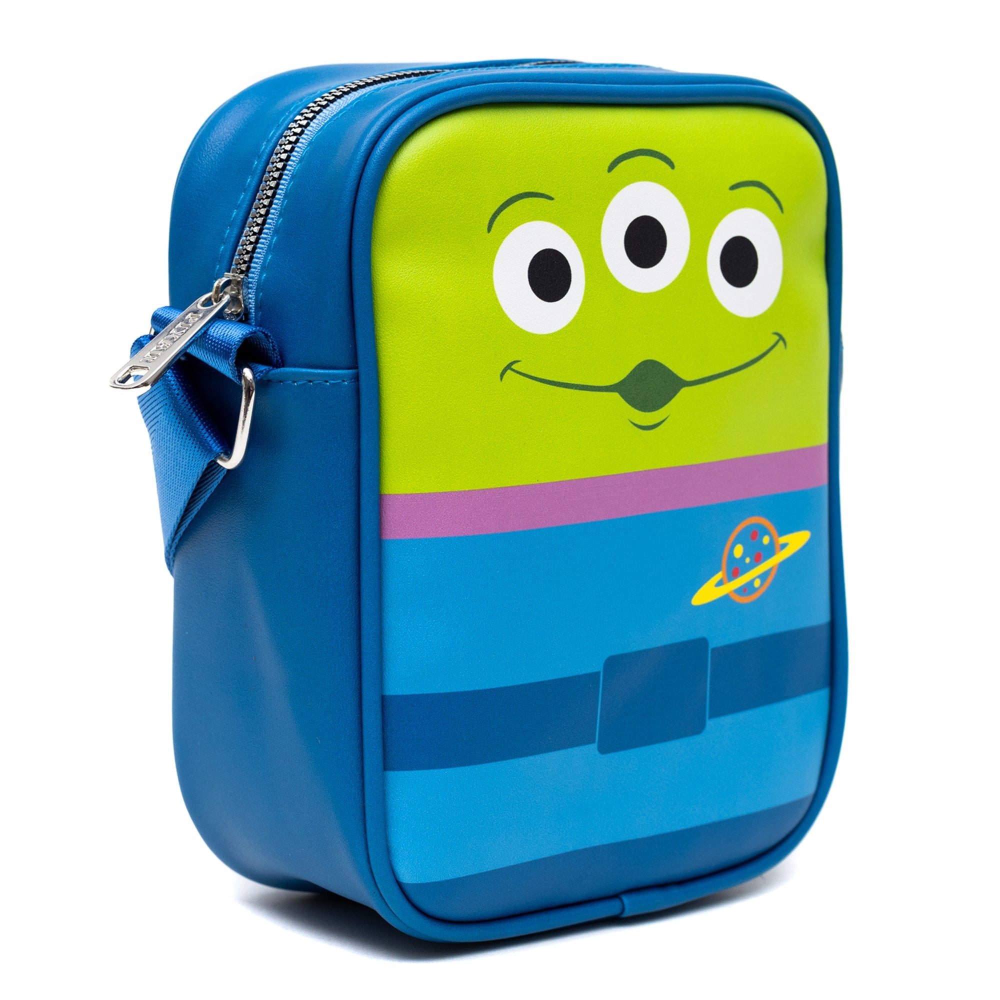 Disney Toy Story Alien Close Up Crossbody Bag | Blue Culture Tees