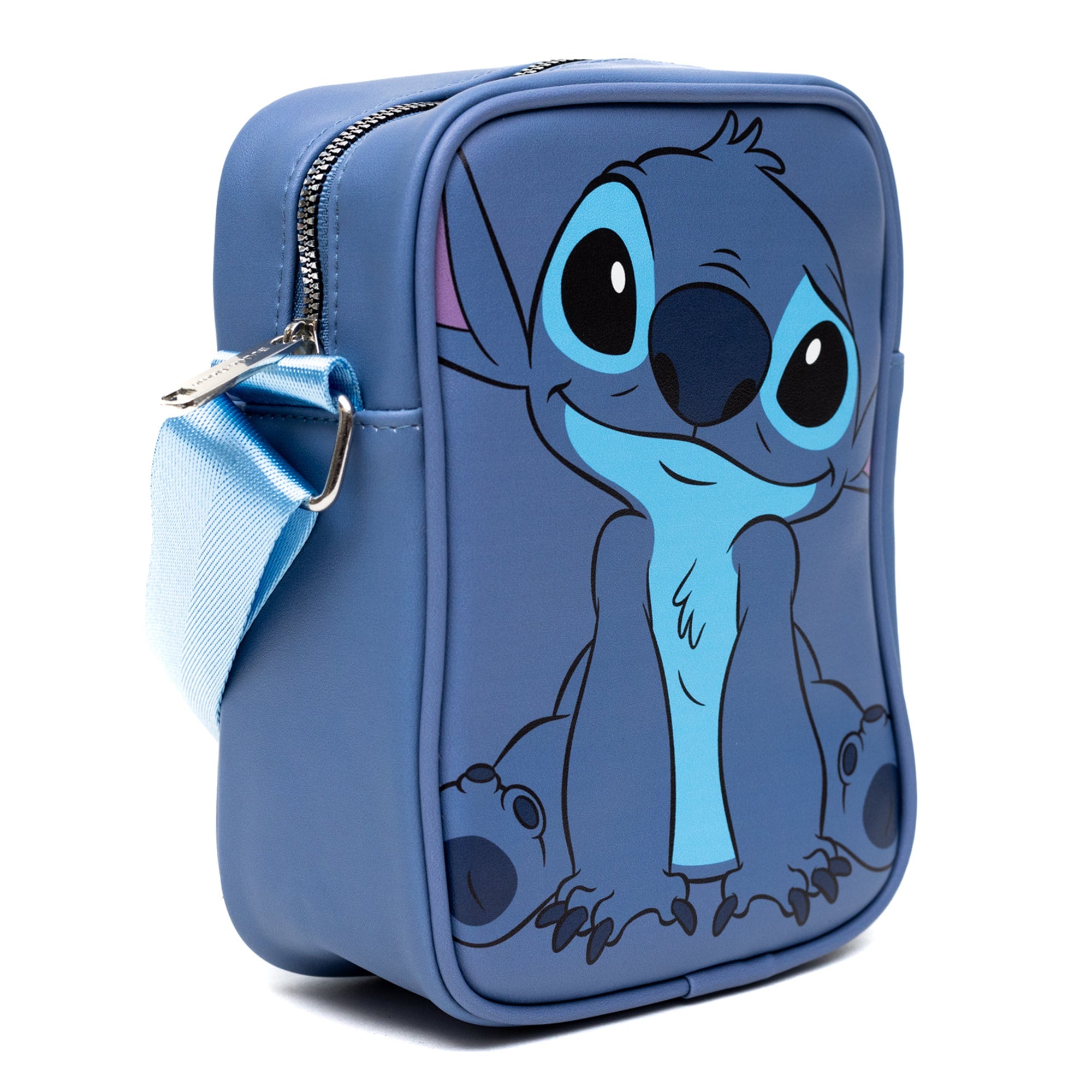 Disney Lilo and Stitch Character Close Up Crossbody Bag | Blue Culture Tees