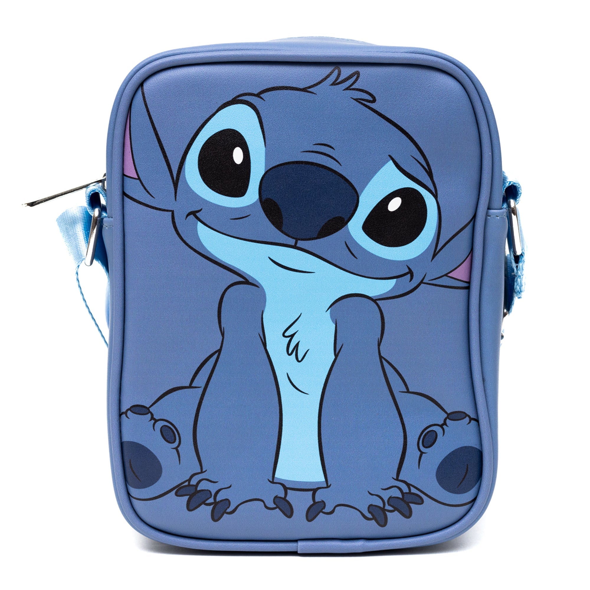 Disney Lilo and Stitch Character Close Up Crossbody Bag | Blue Culture Tees