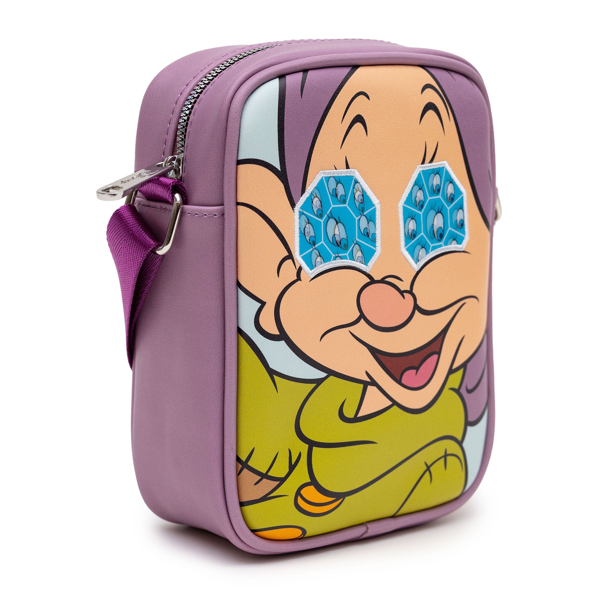 Disney Snow White Dopey Dwarf with Lenticular Diamond Eyes Crossbody Bag
