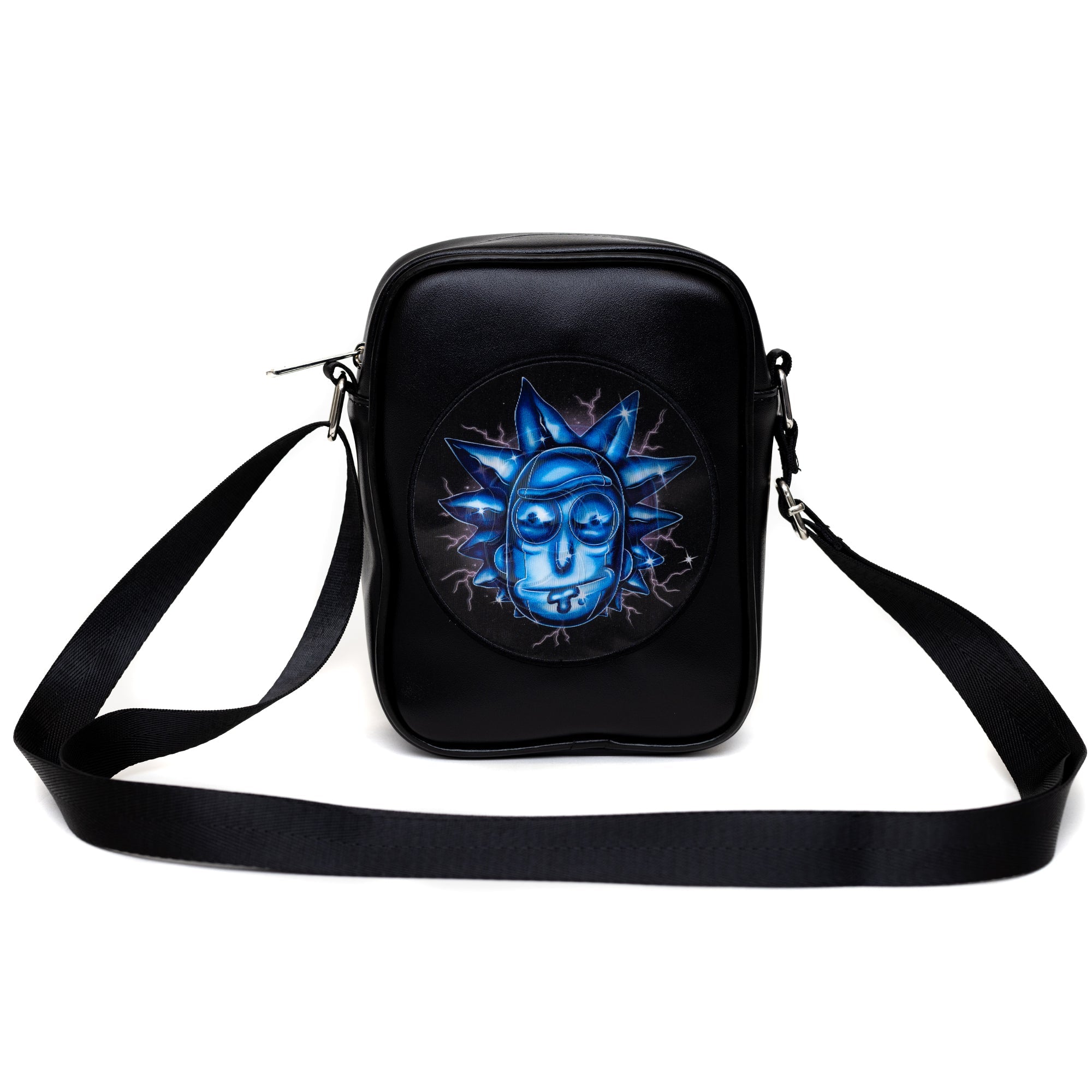 Rick and Morty Lenticular Face Expression Crossbody Bag | Blue Culture Tees