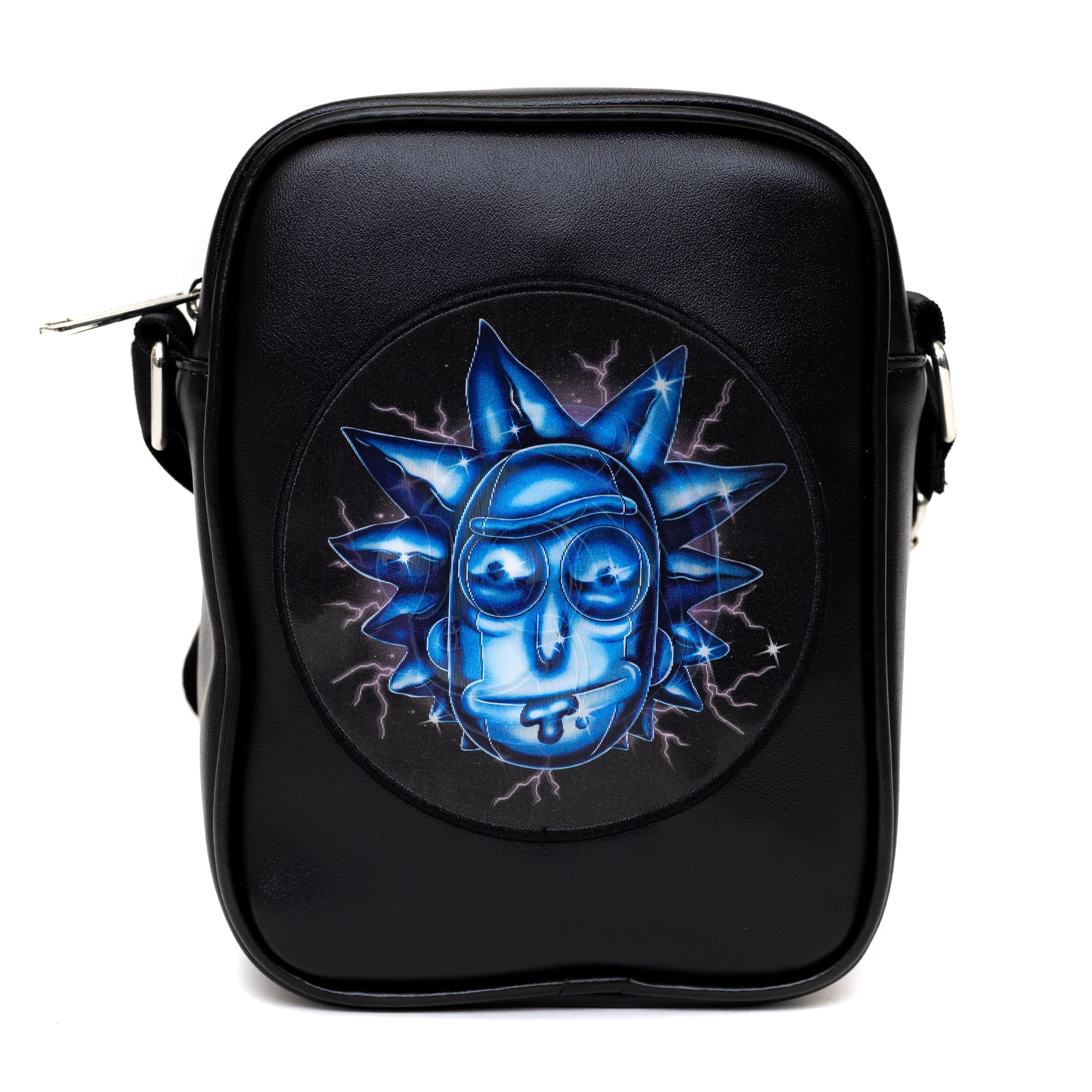 Rick and Morty Lenticular Face Expression Crossbody Bag | Blue Culture Tees