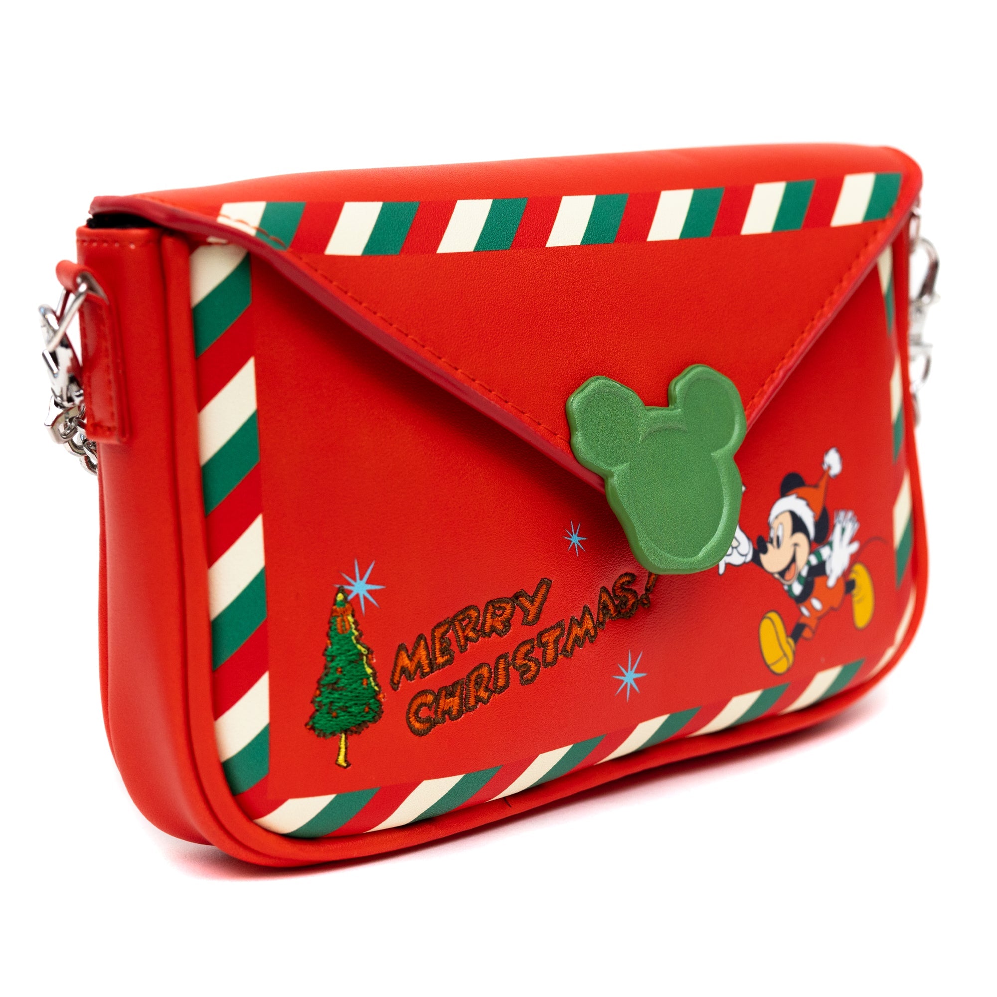 Disney Mickey Mouse Holiday Christmas Letter to Santa Crossbody Bag