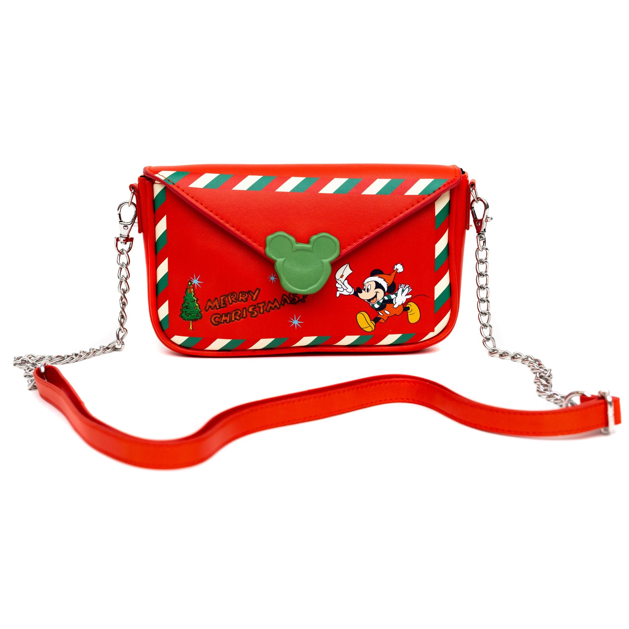 Disney Mickey Mouse Holiday Christmas Letter to Santa Crossbody Bag