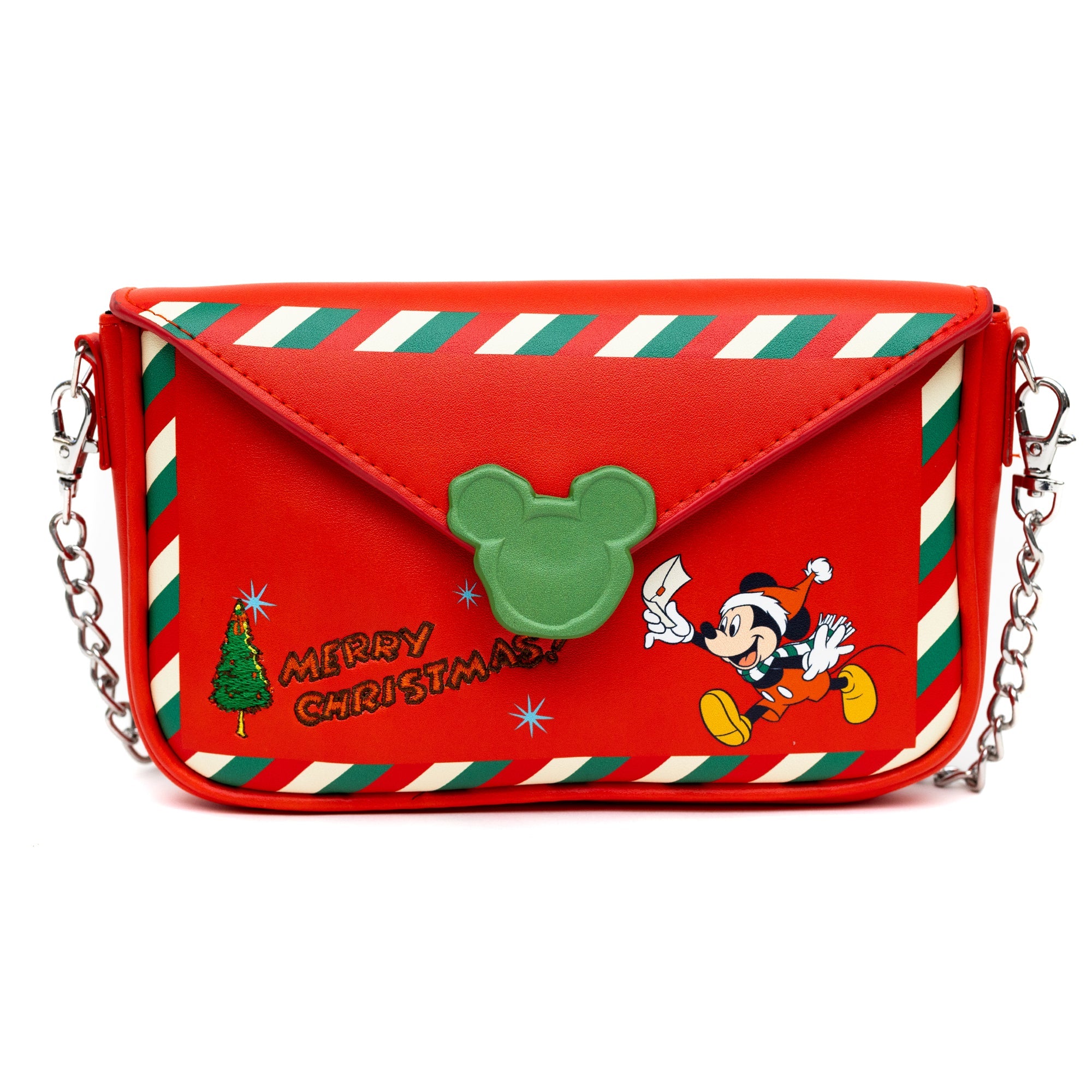 Disney Mickey Mouse Holiday Christmas Letter to Santa Crossbody Bag