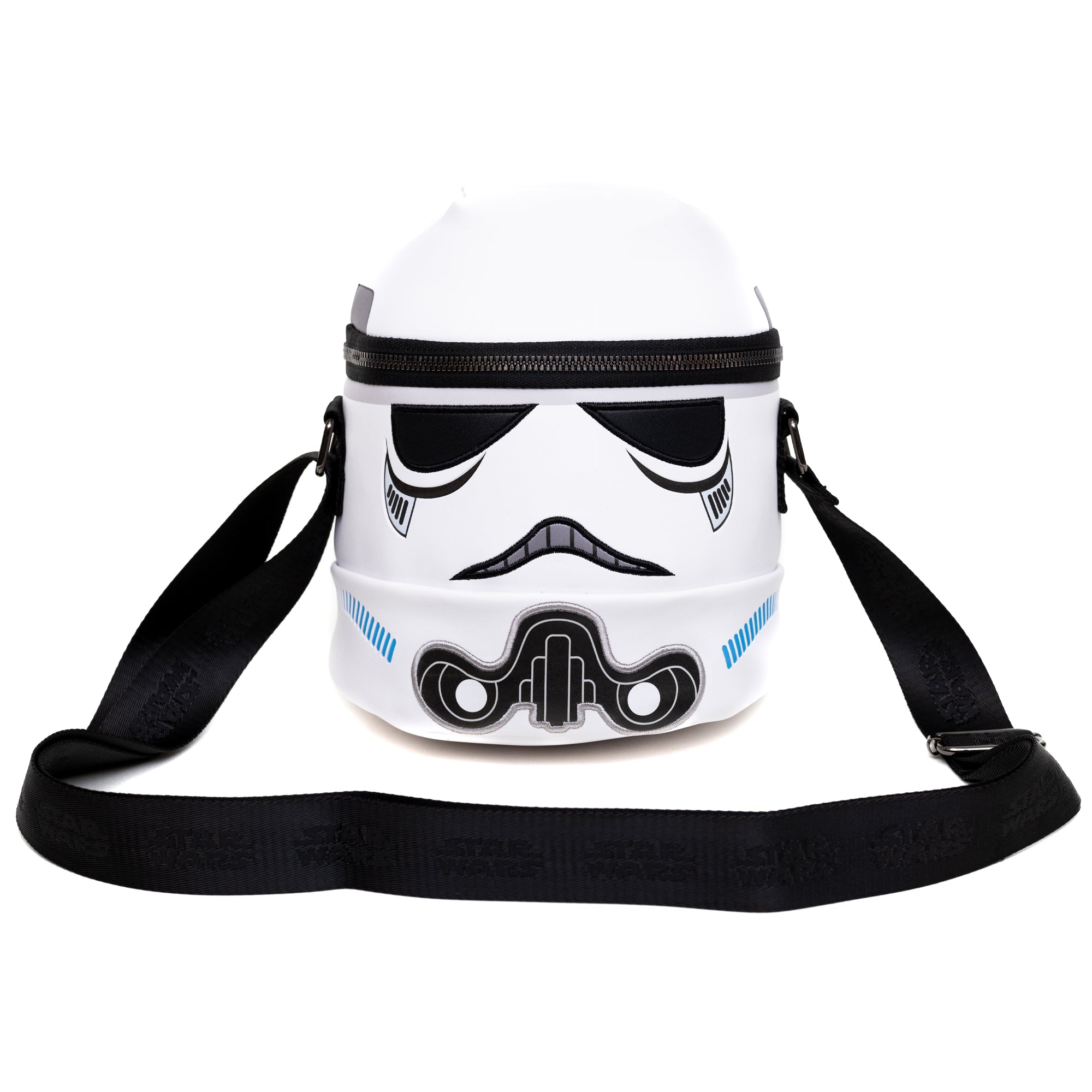 Star Wars Figural Stormtrooper Helmet Crossbody Bag | Blue Culture Tees