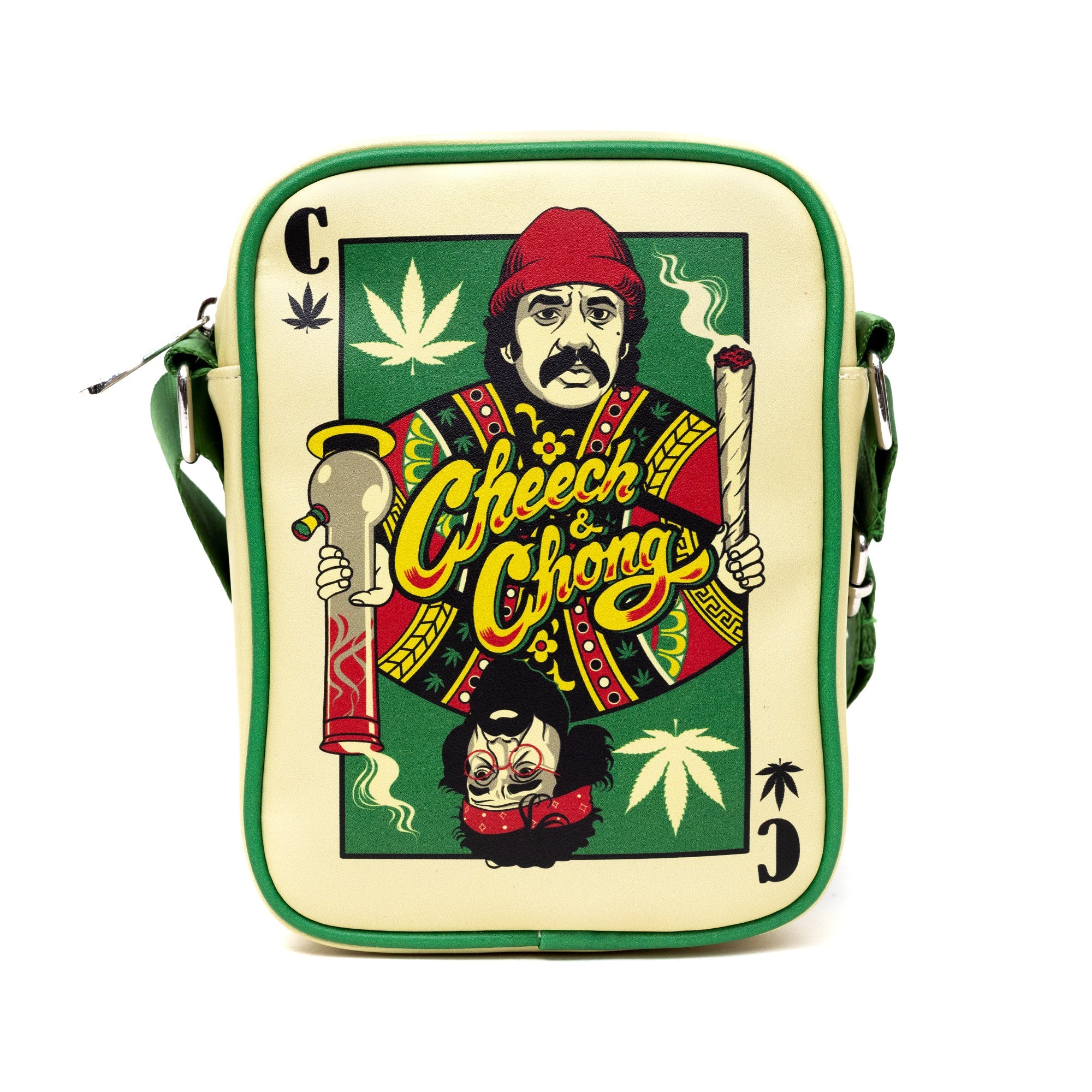 Cheech & Chong C of Weeds Playing Card Crossbody Bag | Blue Culture Tees