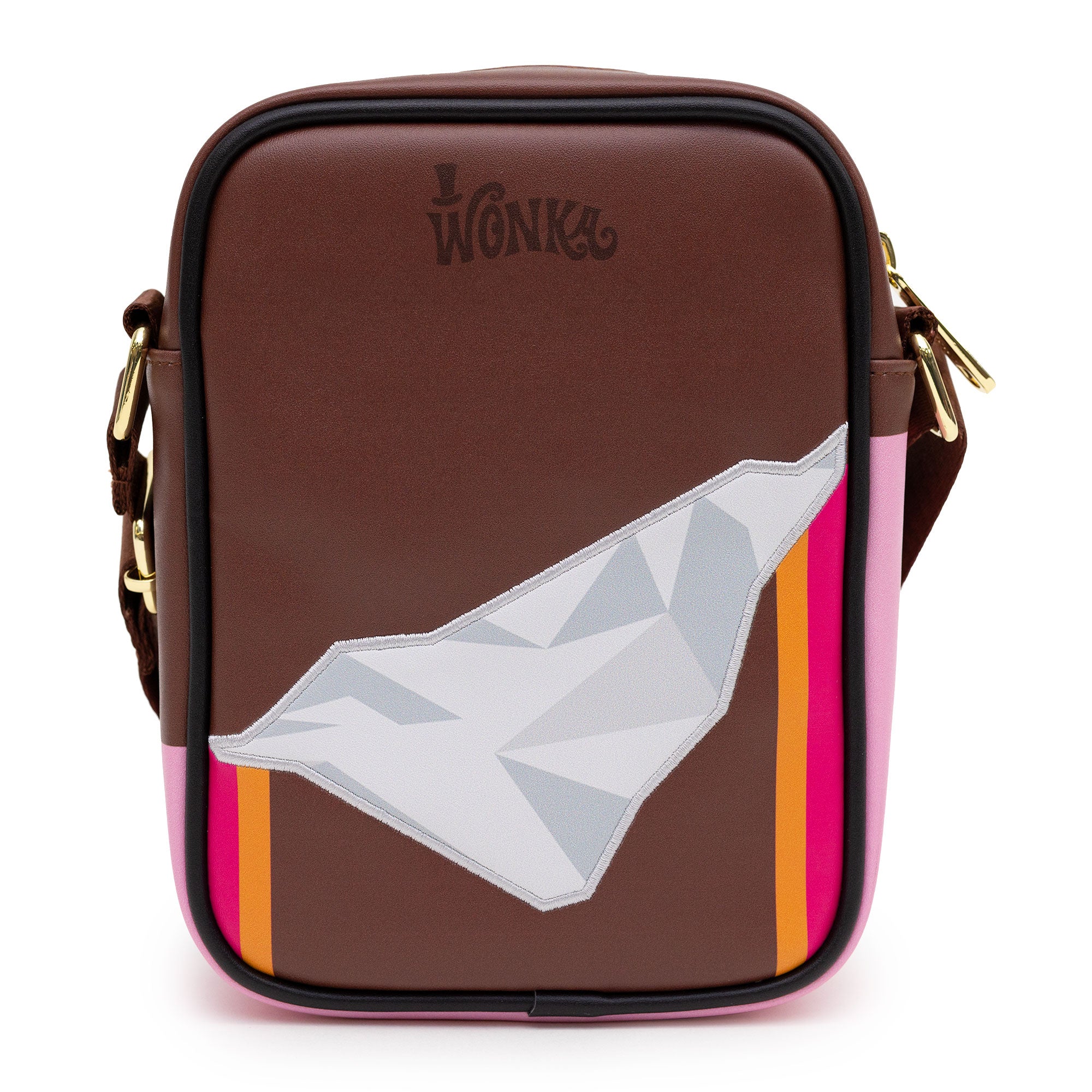 Willy Wonka Unwrapped Wonka Bar with Golden Ticket Crossbody Bag