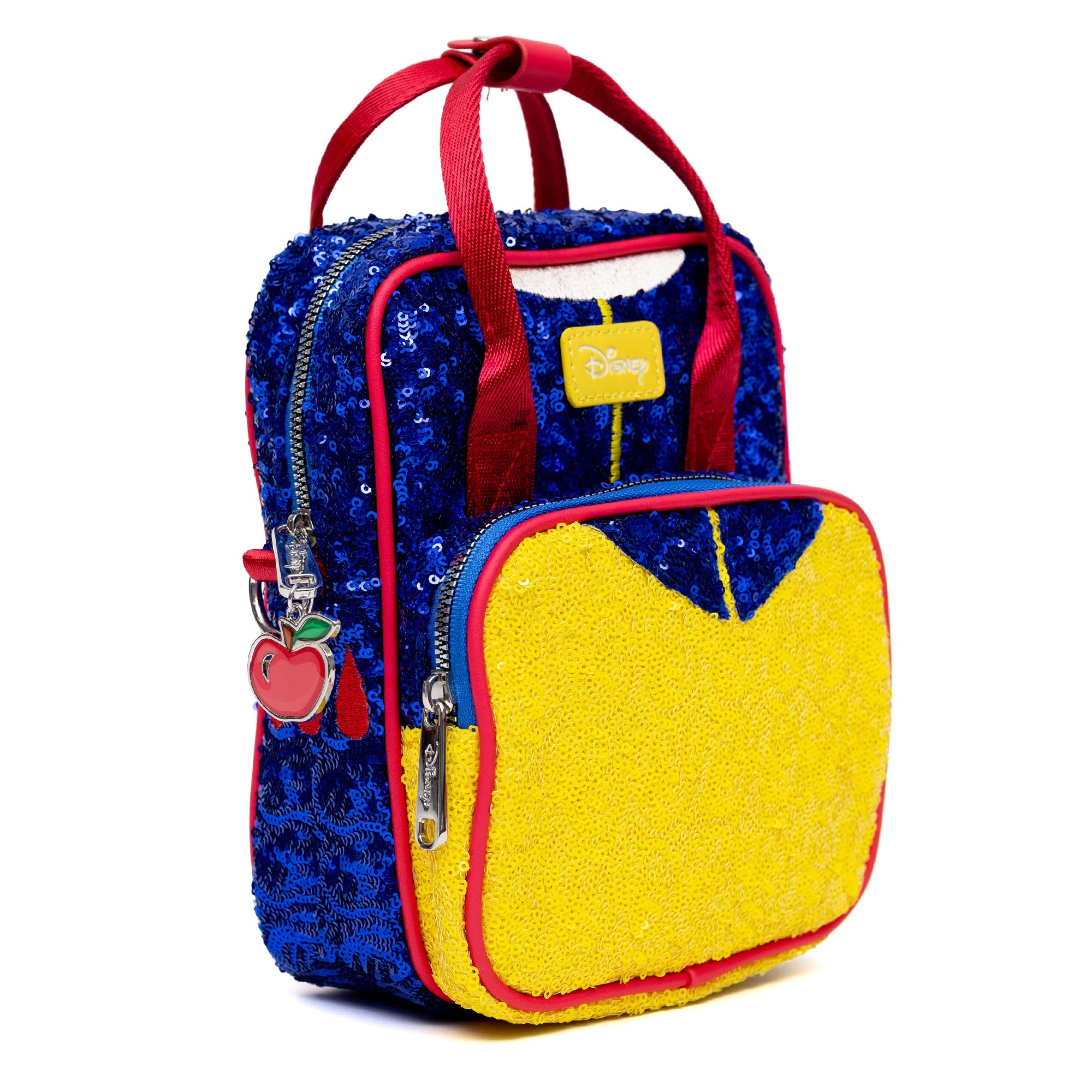 Disney Snow White Bodice Blue and Yellow Sequins Crossbody Bag | Blue Culture Tees